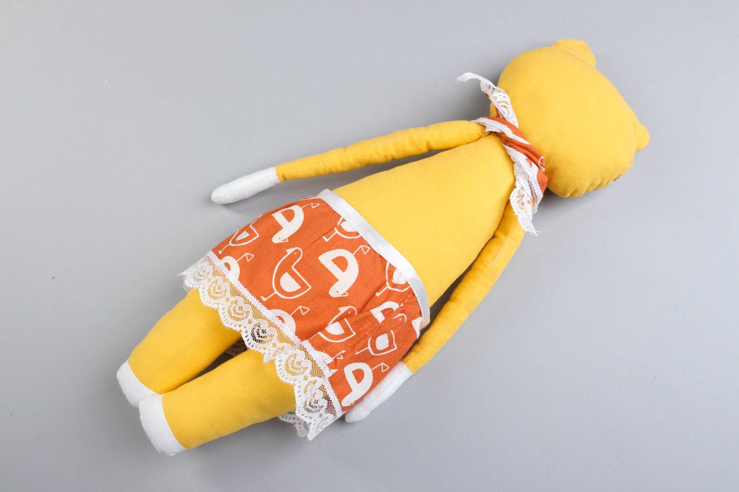Kleines Kuscheltier handmade Geschenk Idee lustige Kleinkinder Spielzeug Fuchs foto 3