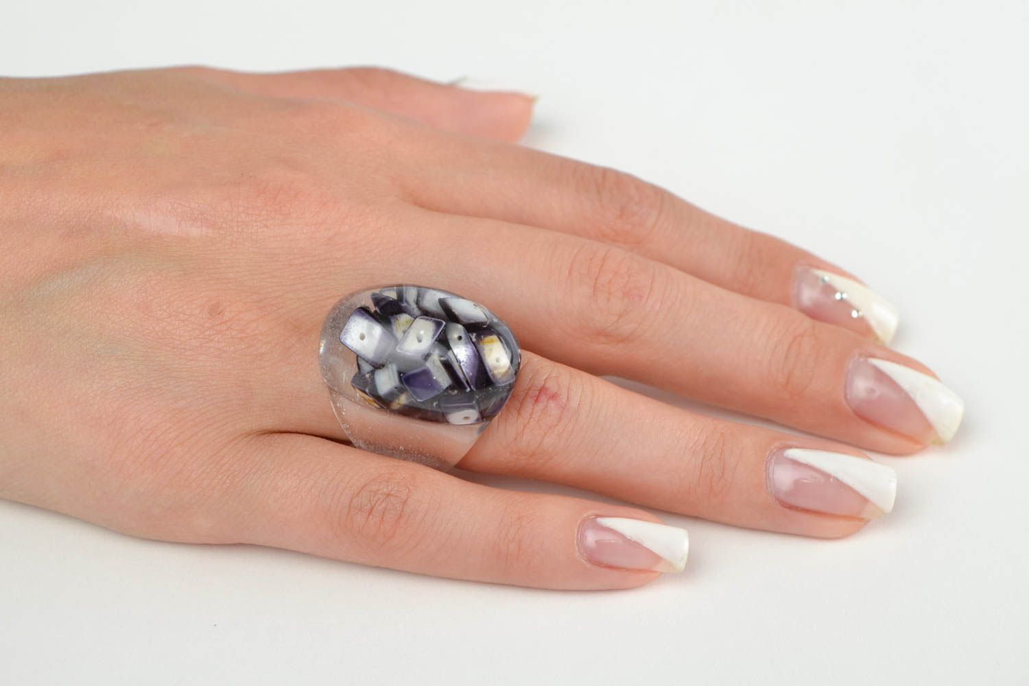 Handmade accessory designer ring for girls unusual jewelry gift ideas photo 6