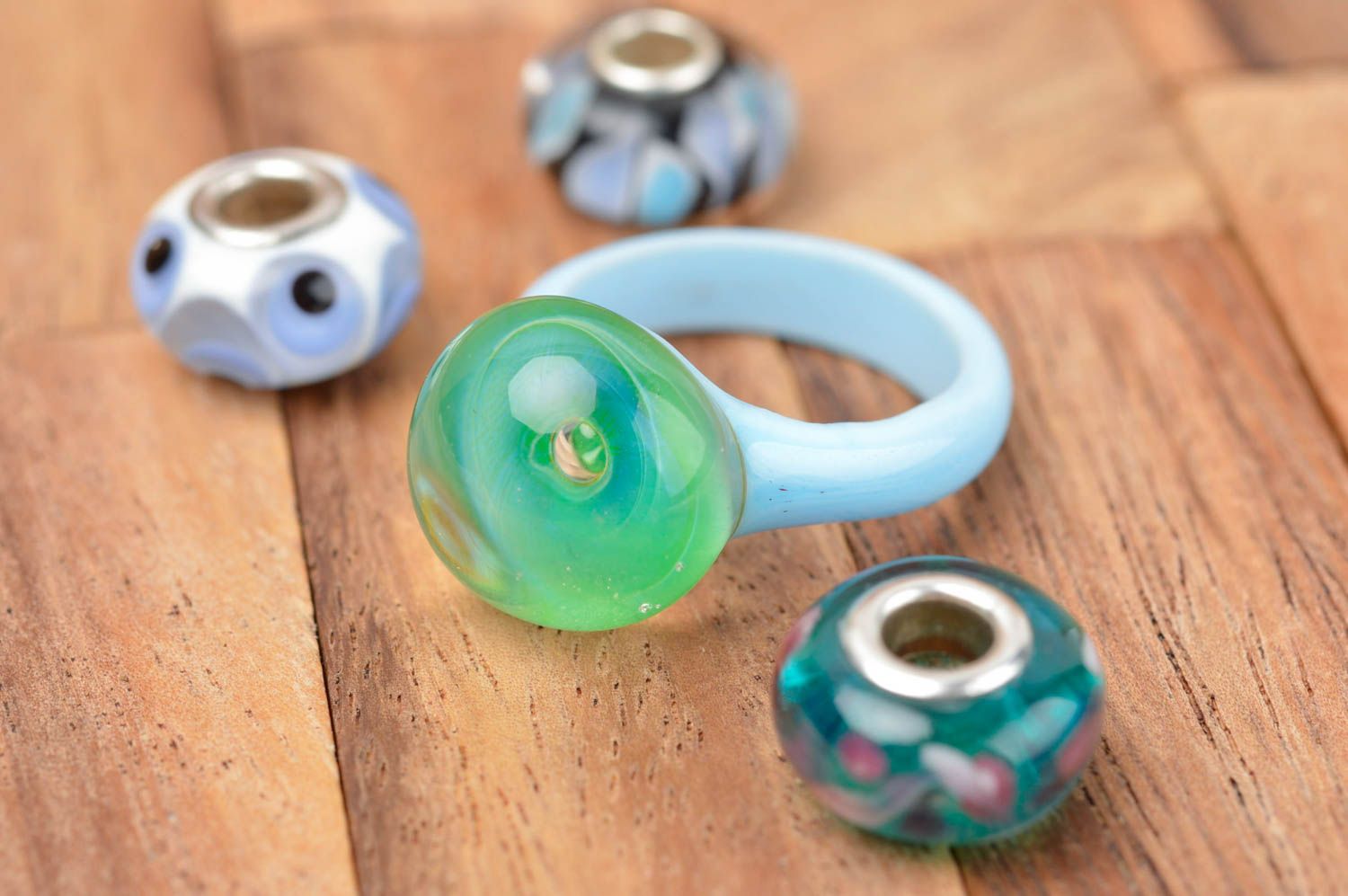 Handmade Ring Damen Schmuck Ring Designer Accessoires originell Geschenk Ideen  foto 1