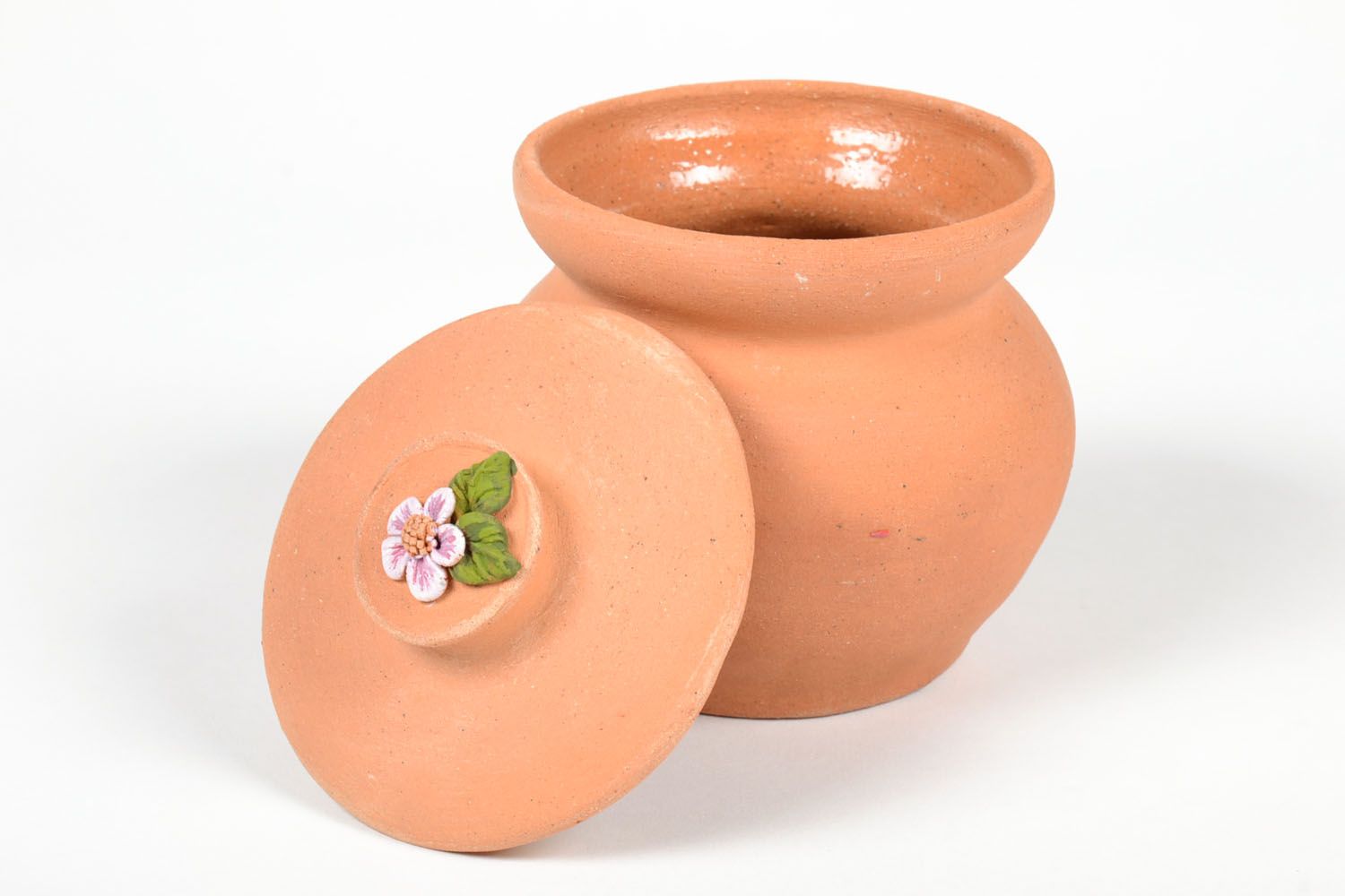 Handmade ceramic pot for sugar photo 4