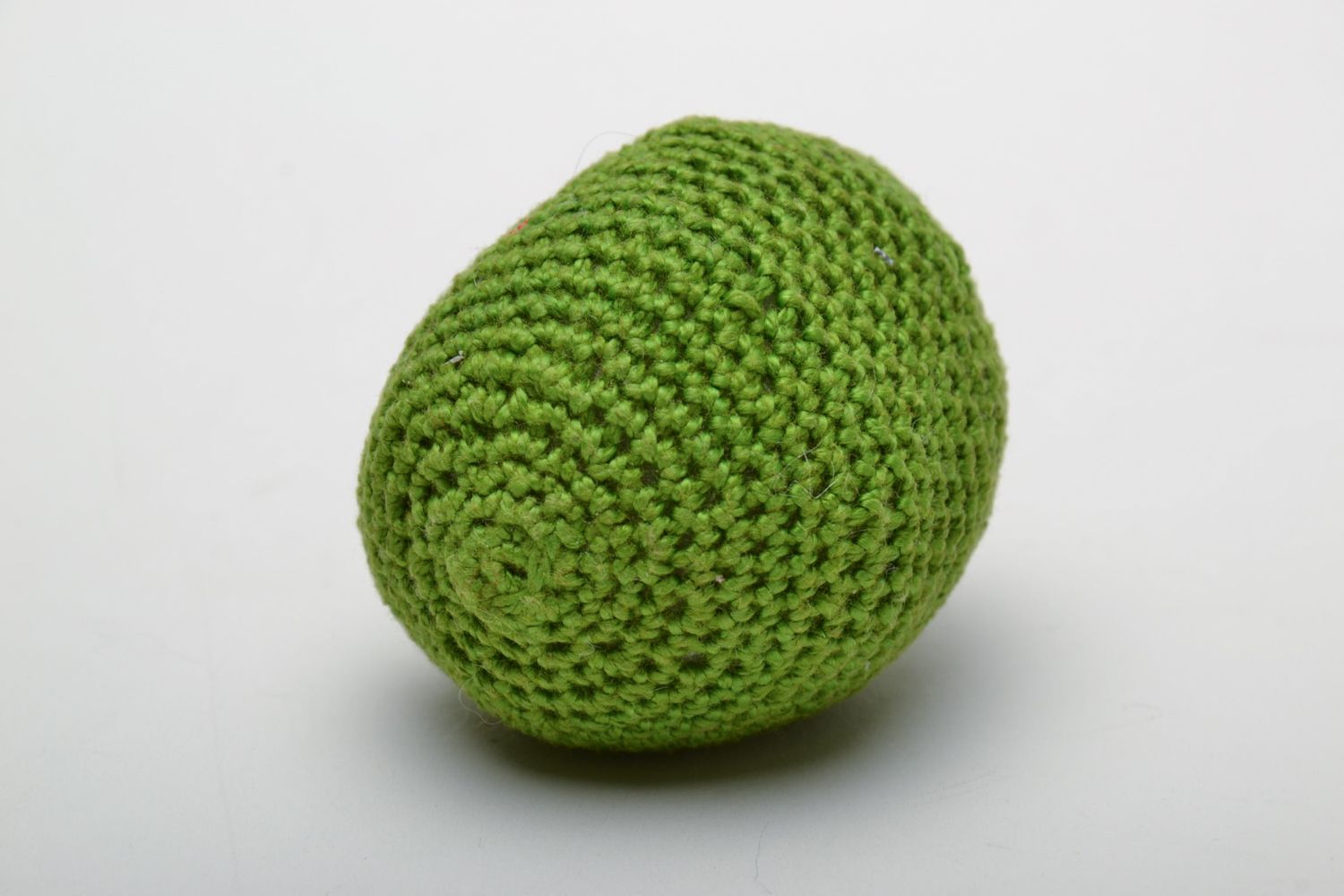 Jouet mou tricoté au crochet en tissus naturels Lime Vert fait à la main photo 2