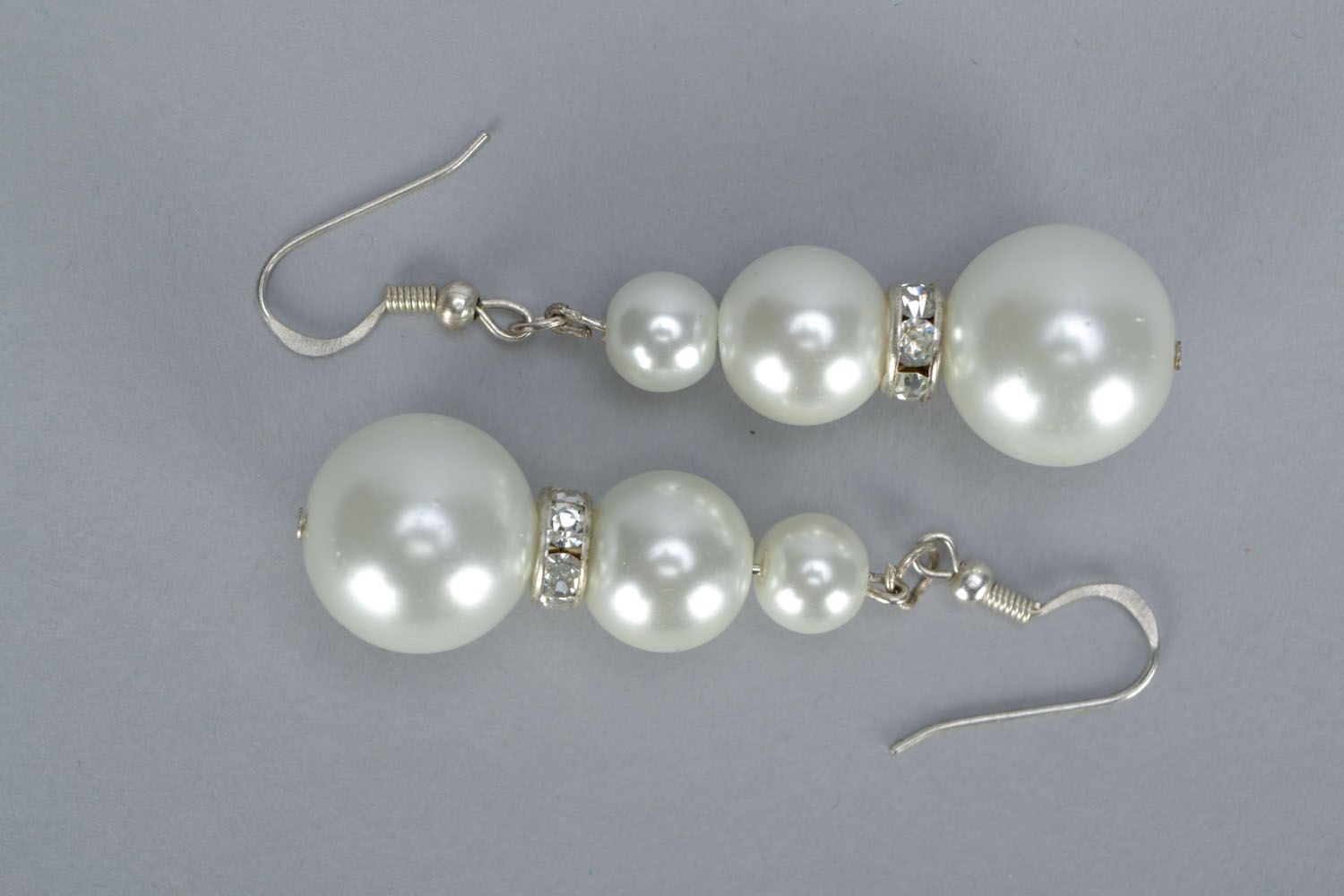 Long Earrings Pearls photo 3