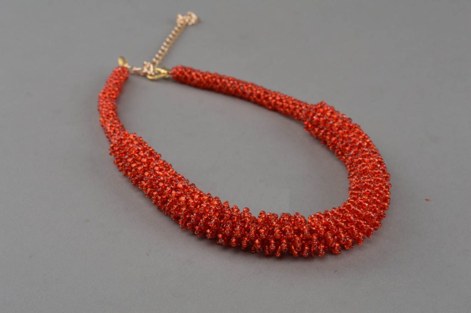 Beaded necklace handmade beautiful stylish accessory designer jewelry for women photo 5