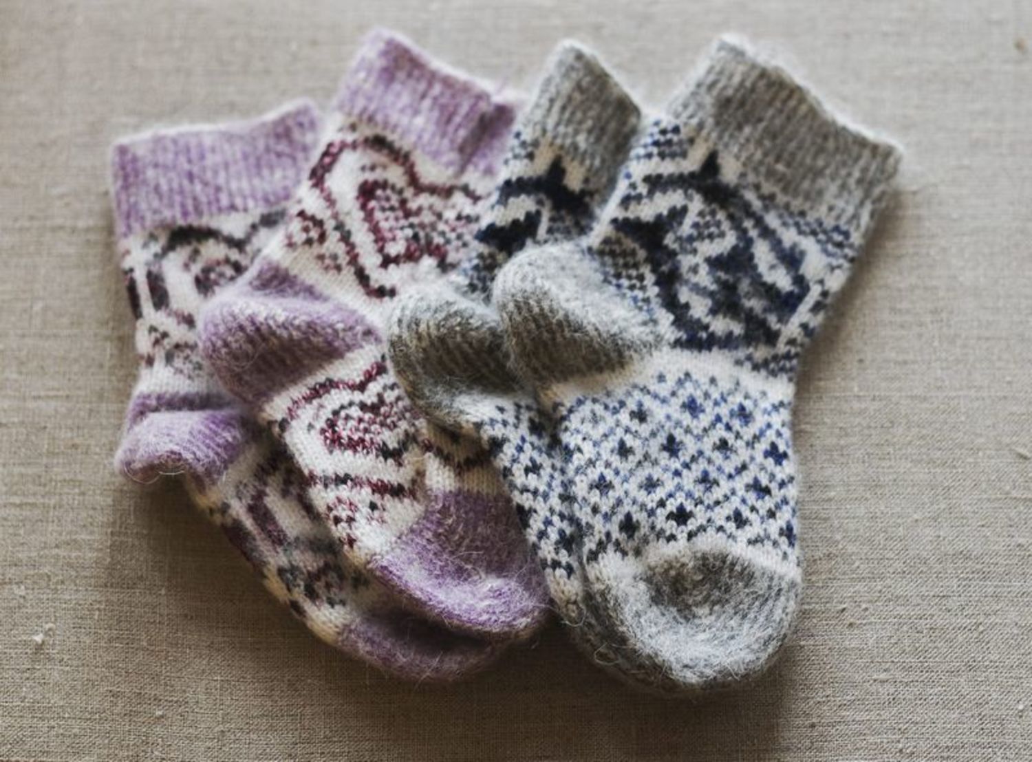 Chaussettes en laine pour enfants photo 3