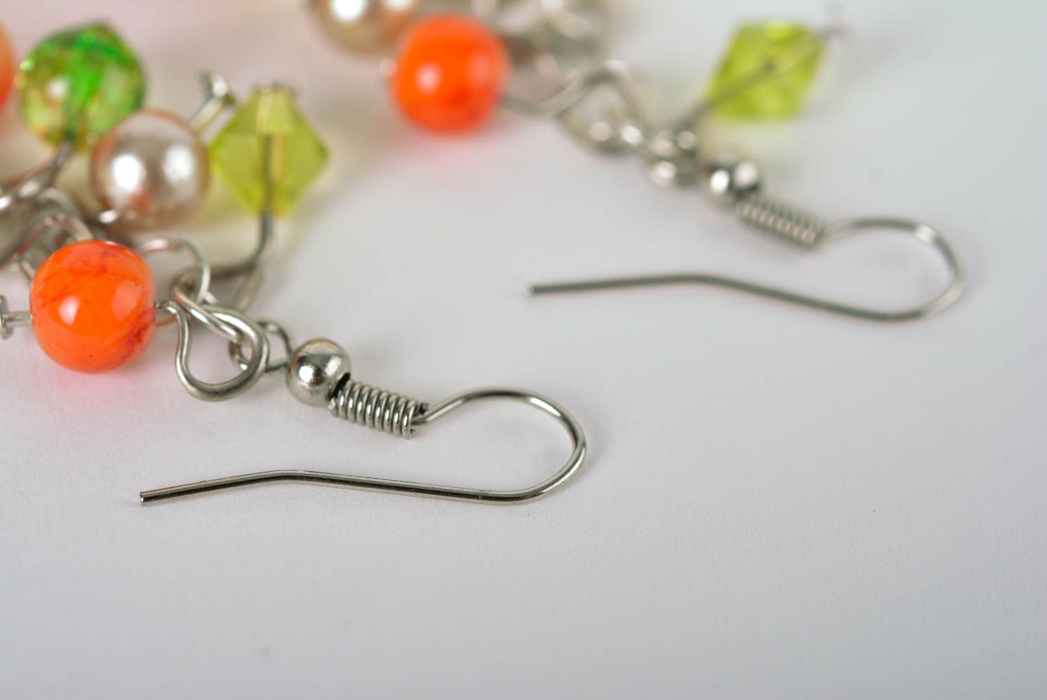 Handmade earrings designer necklace unusual gift ideas for women jewelry set photo 5