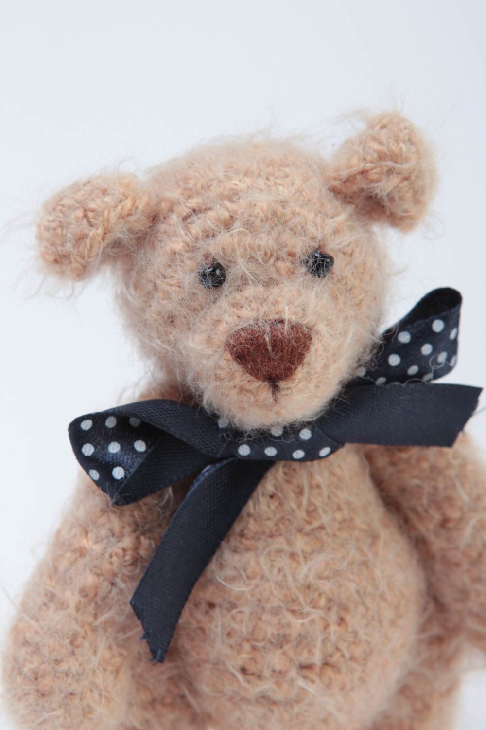 Juguete artesanal con forma de oso encantador regalo original peluche para niños foto 3