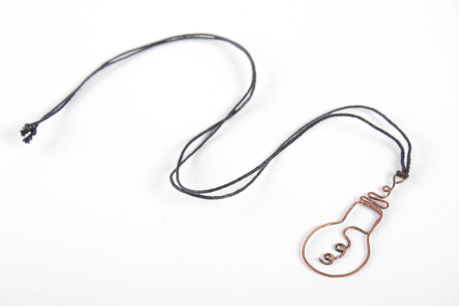 Handmade pendant copper pendant wire wrap pendant wire wrap accessories for girl photo 4