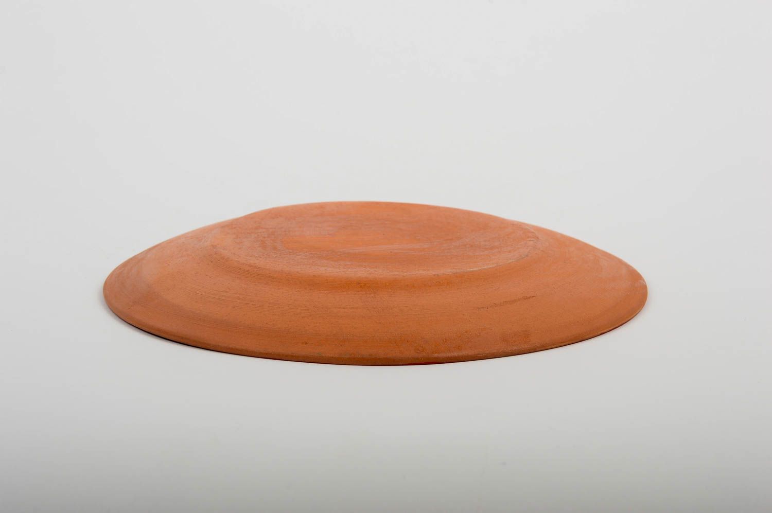 Plato de cerámica hecho a mano pintado decoración de interior vajilla decorativa foto 5