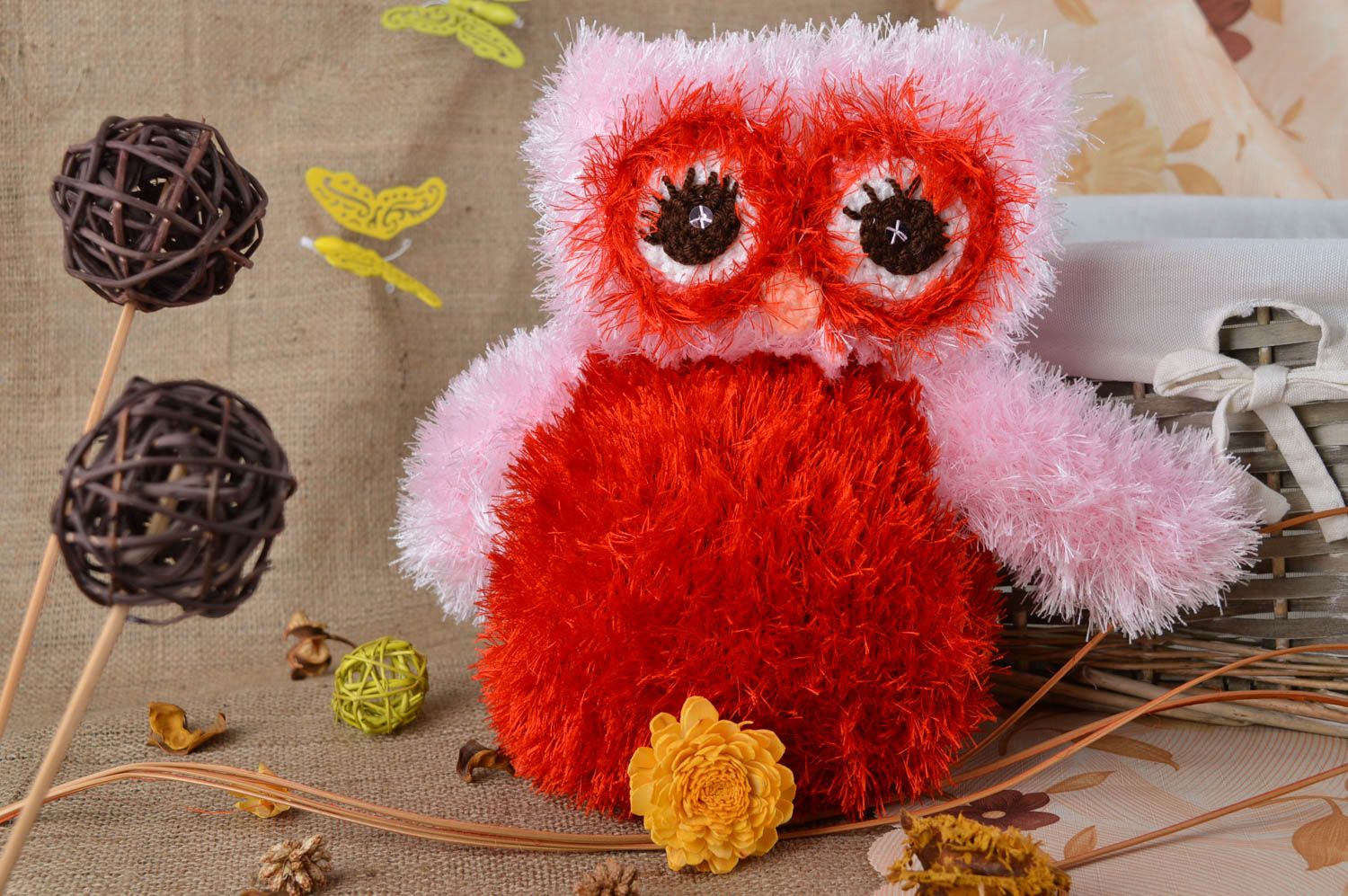 Handmade soft toy decorative stuffed toy gift for baby nursery decor ideas photo 1