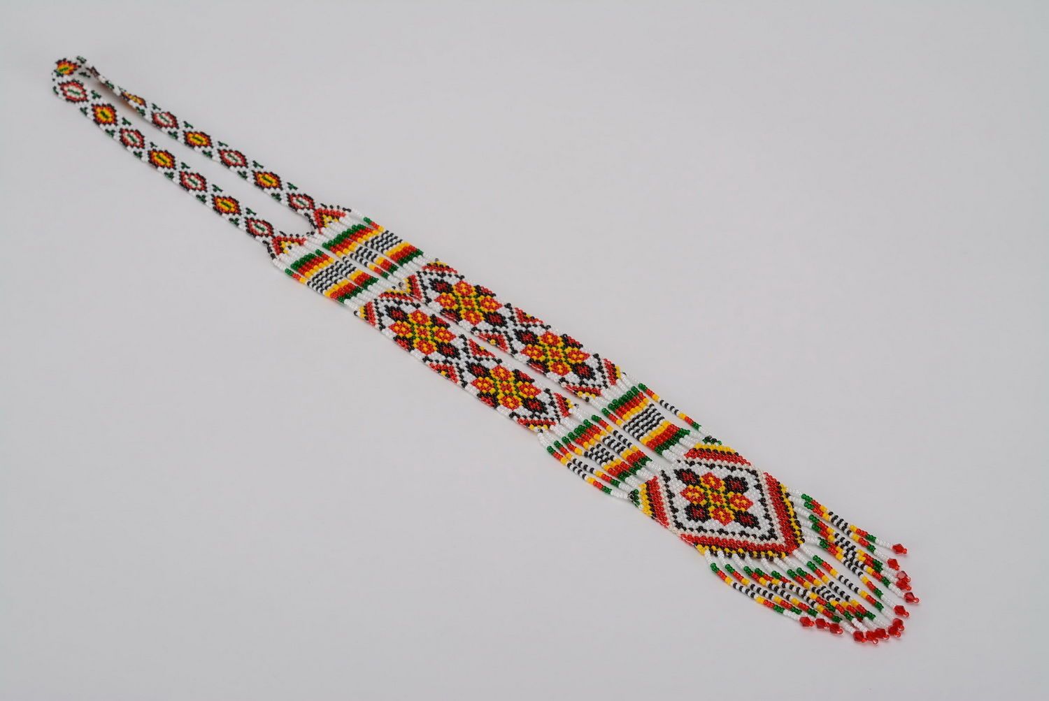 Gerdan made of beads Folk motif photo 2