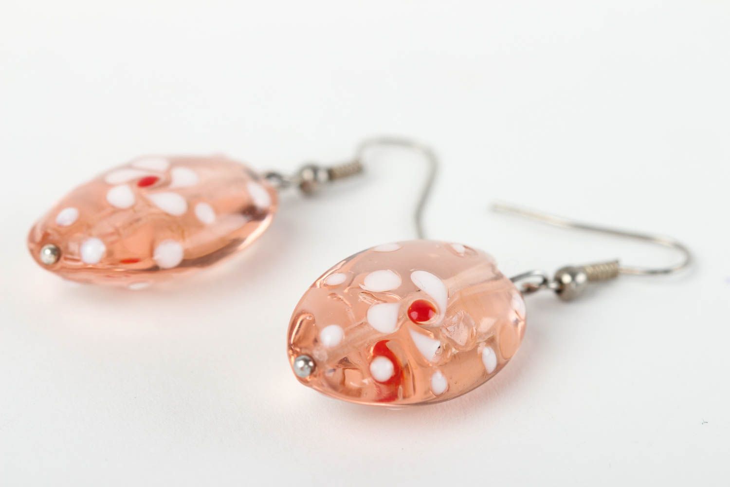 Unusual handmade glass earrings glass art artisan jewelry designs gift ideas photo 3