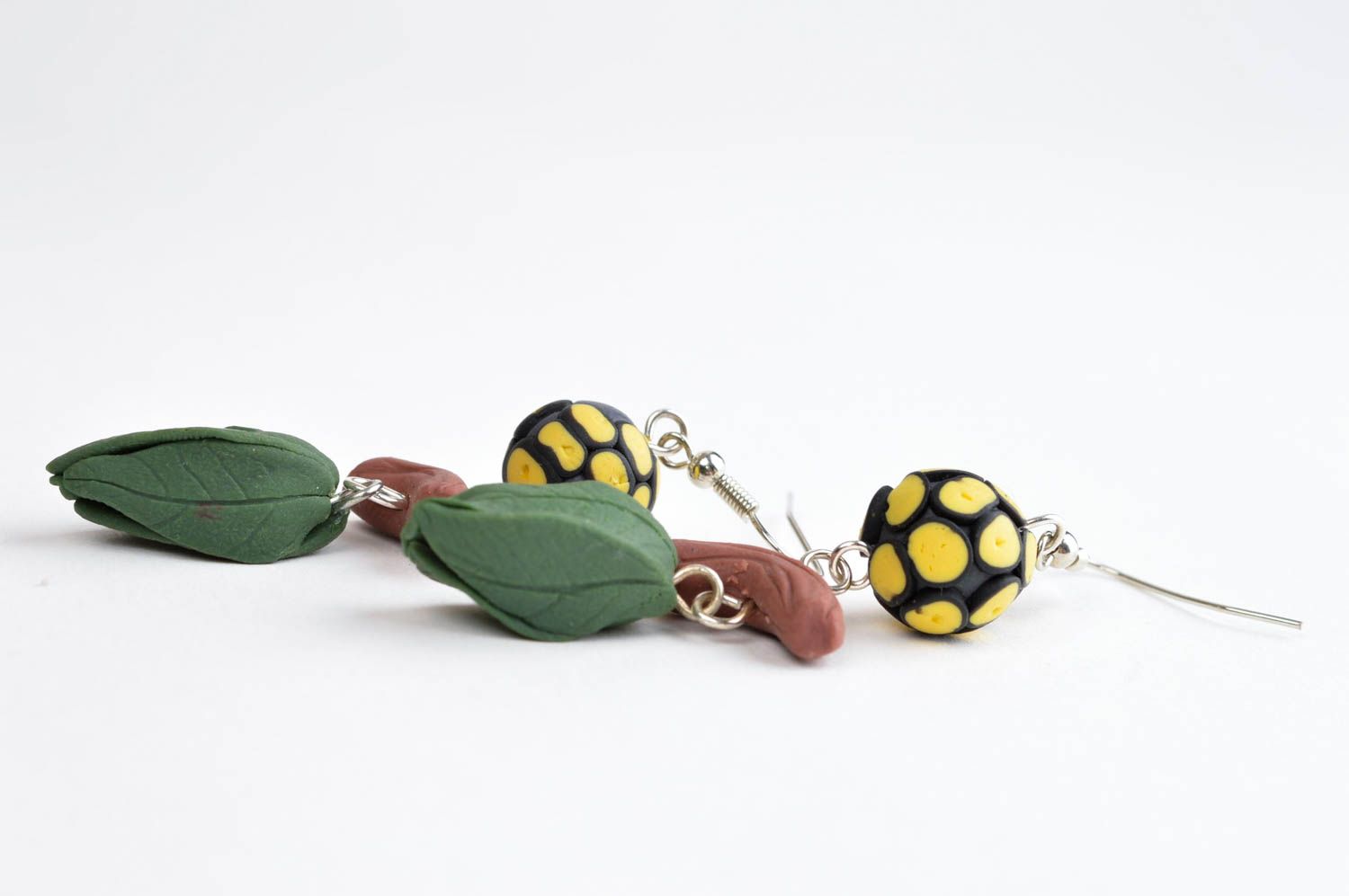 Handmade bright designer earrings stylish cute earrings stylish jewelry photo 3