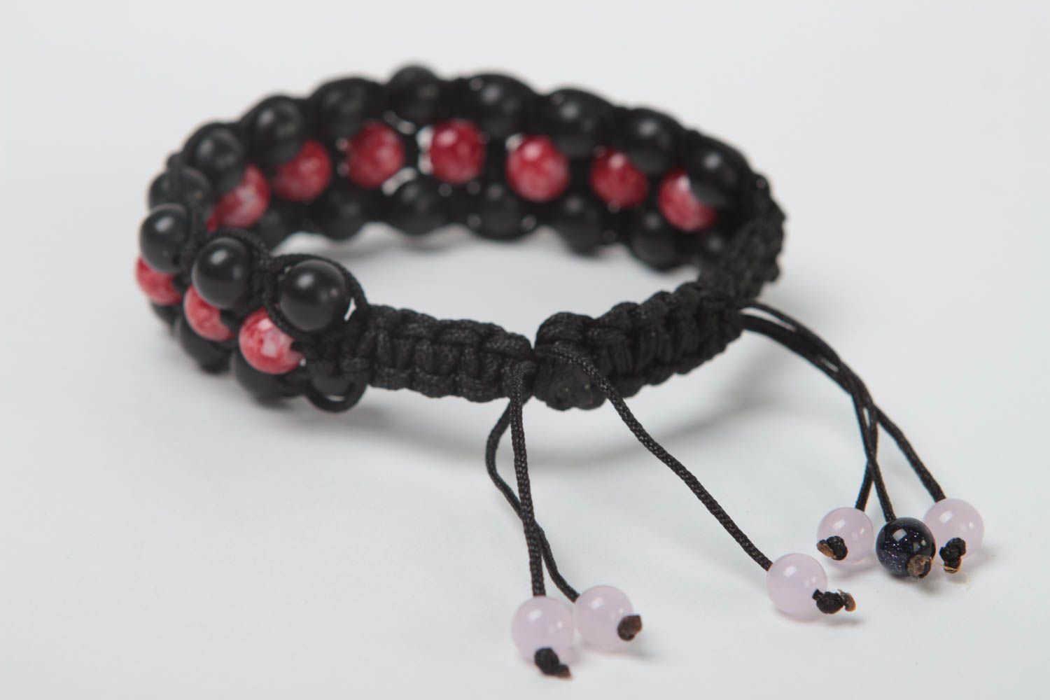 Handmade beads braselet designer dracelet unusual gift braided bracelet photo 4