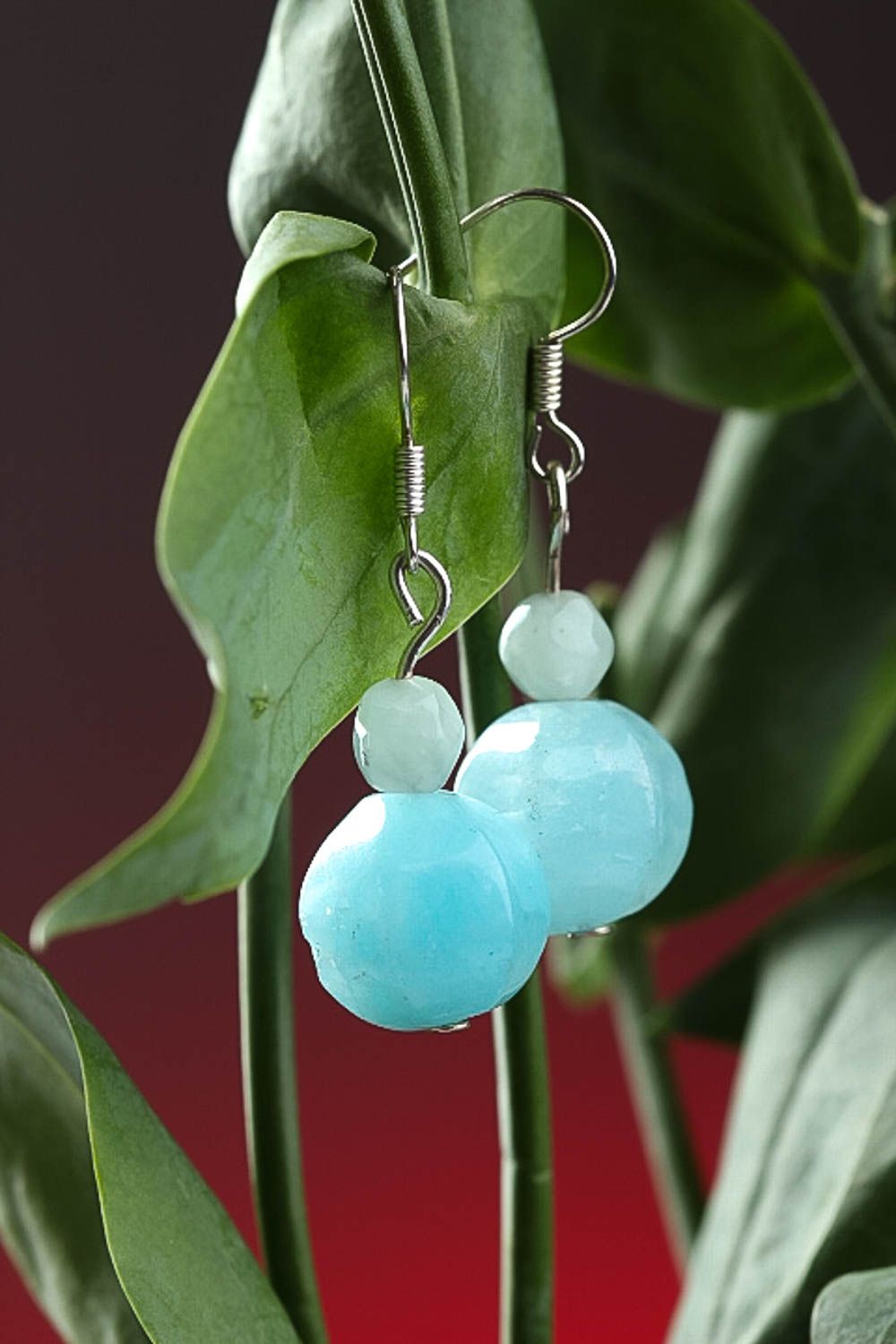 Handmade earrings gemstone jewelry dangling earrings fashion earrings gift ideas photo 1