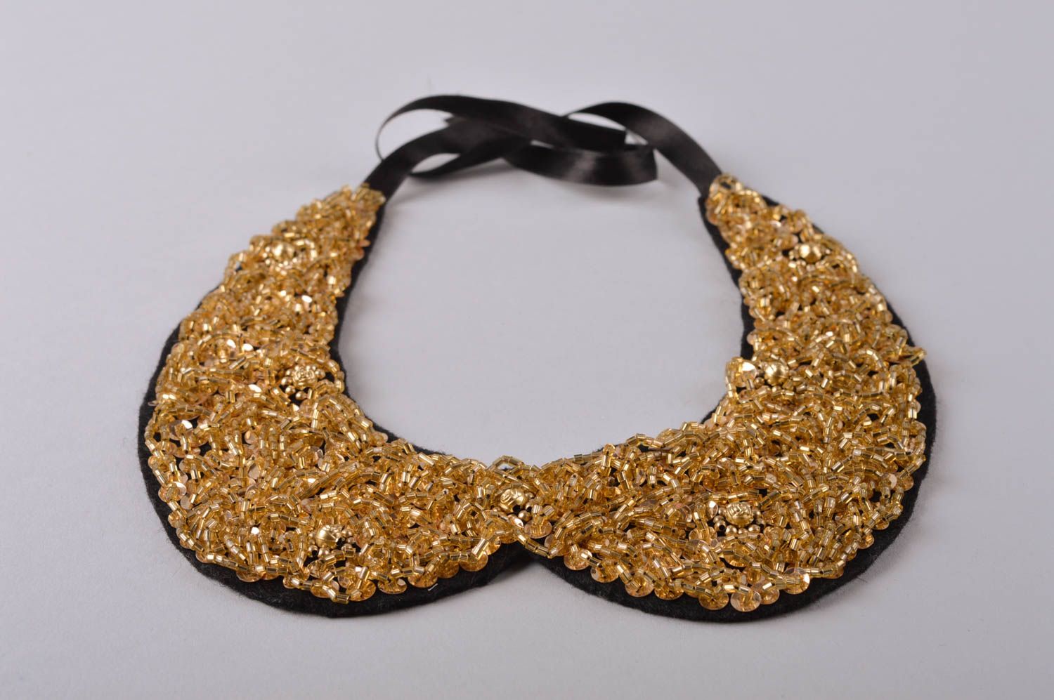 Handmade jewelry beaded collar necklace fashion evening necklace stylish jewelry photo 3