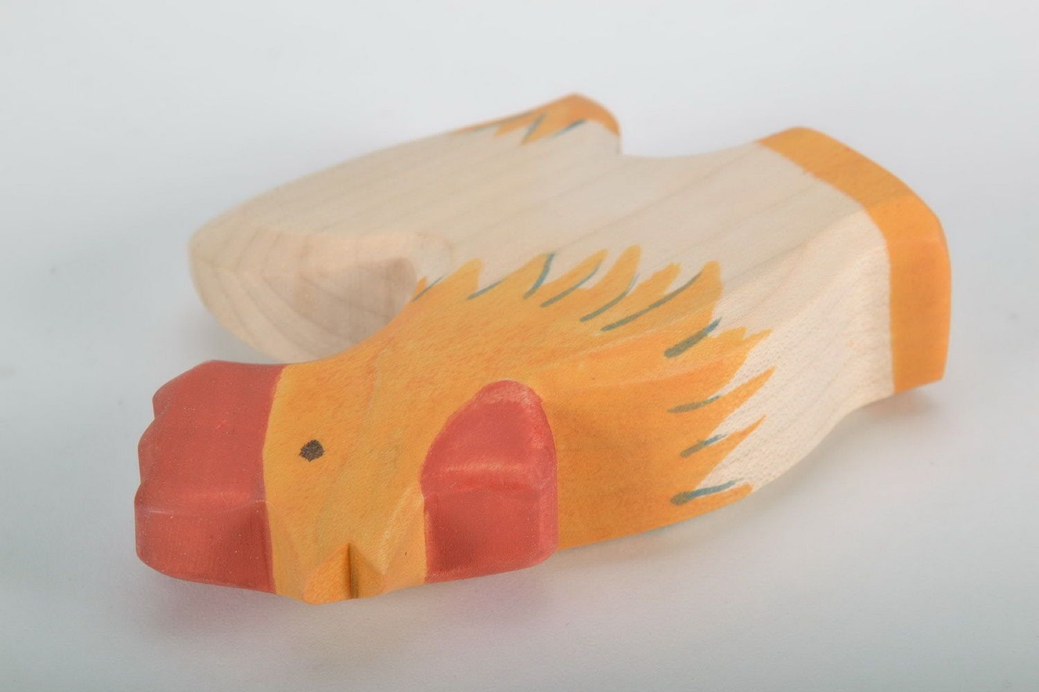 Figurine made from maple wood Cock photo 5