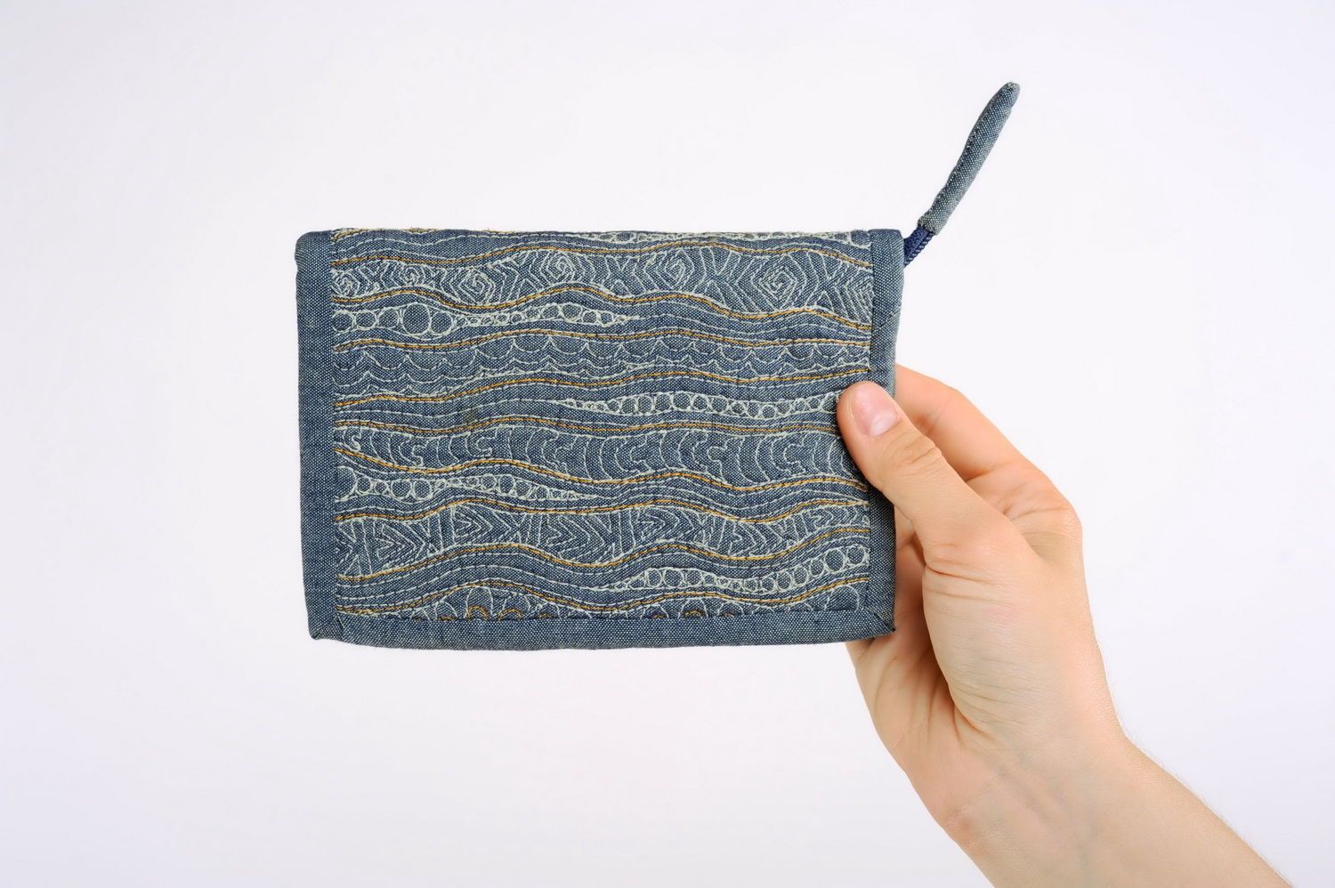 Jeans business card case photo 1