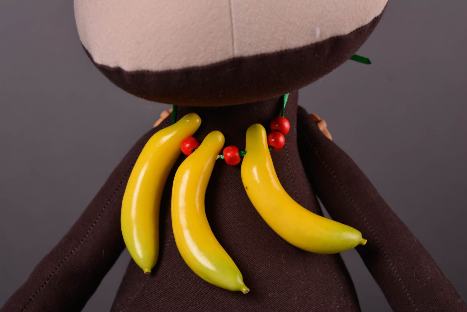 Игрушка обезьянка ручной работы детская игрушка из ткани мягкая игрушка фото 4