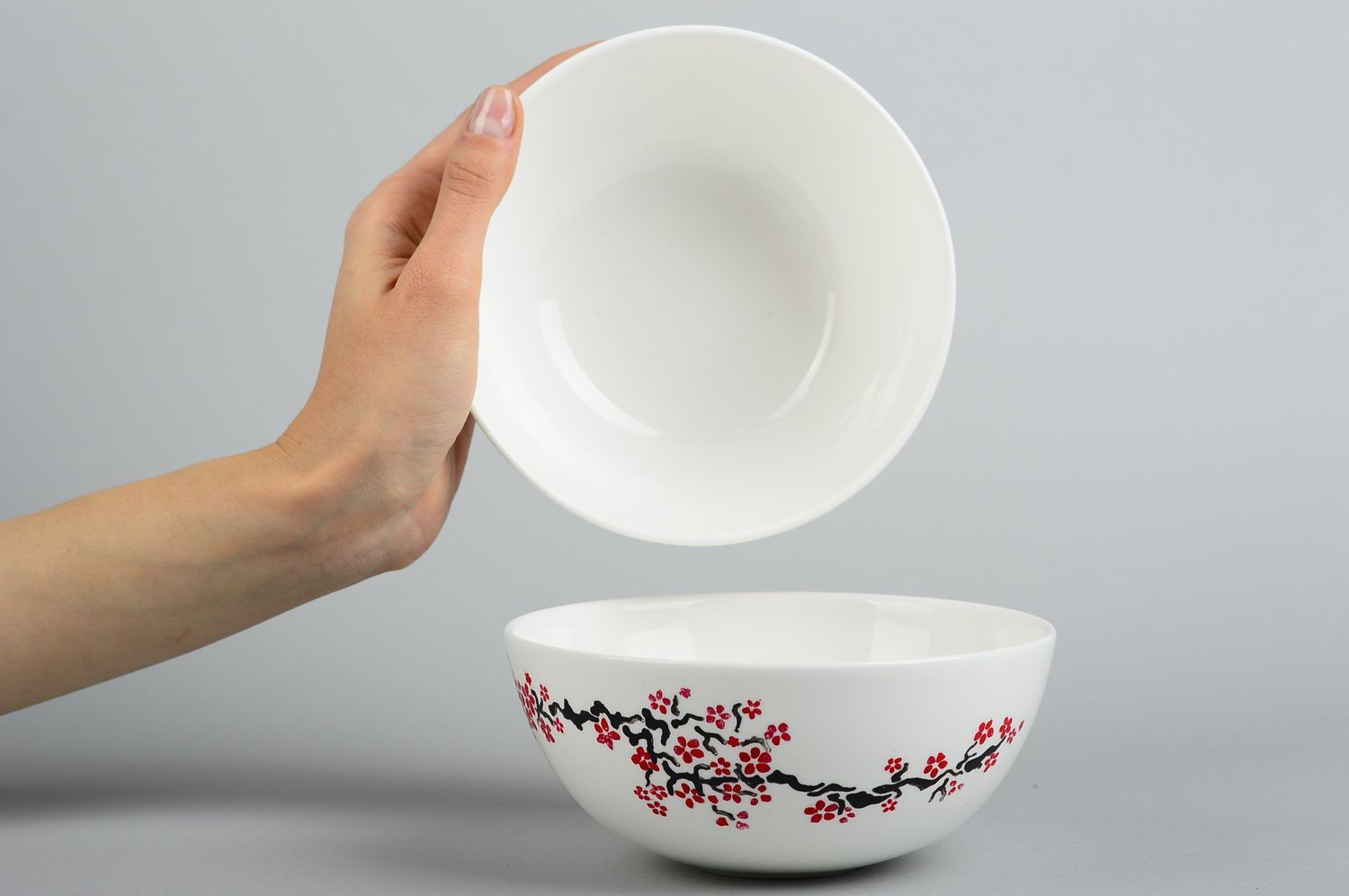 Keramik Schüssel Set handmade Küchen Zubehör Keramik Geschirr Geschenk für Frau foto 2