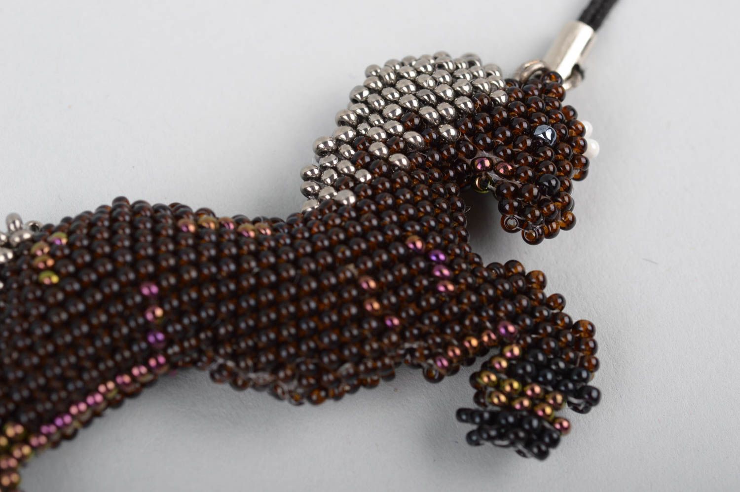 Llavero hecho a mano con forma de caballo accesorio para llaves regalo original foto 3