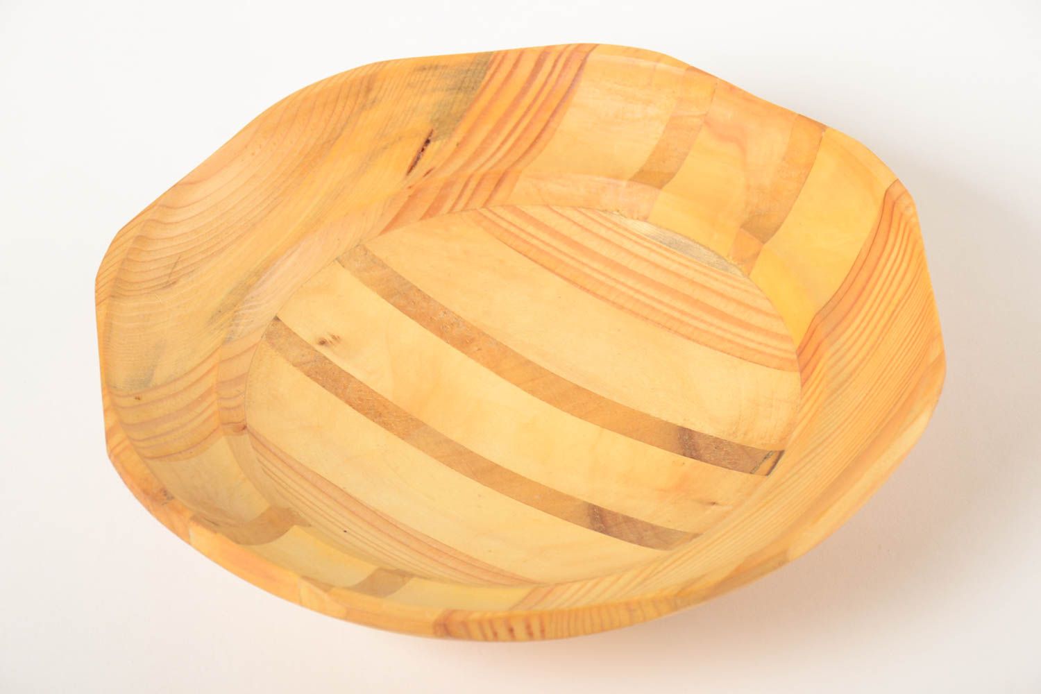 Holzschale gedrechselt handmade Schüssel aus Holz Schale Holz Geschirr aus Holz foto 2