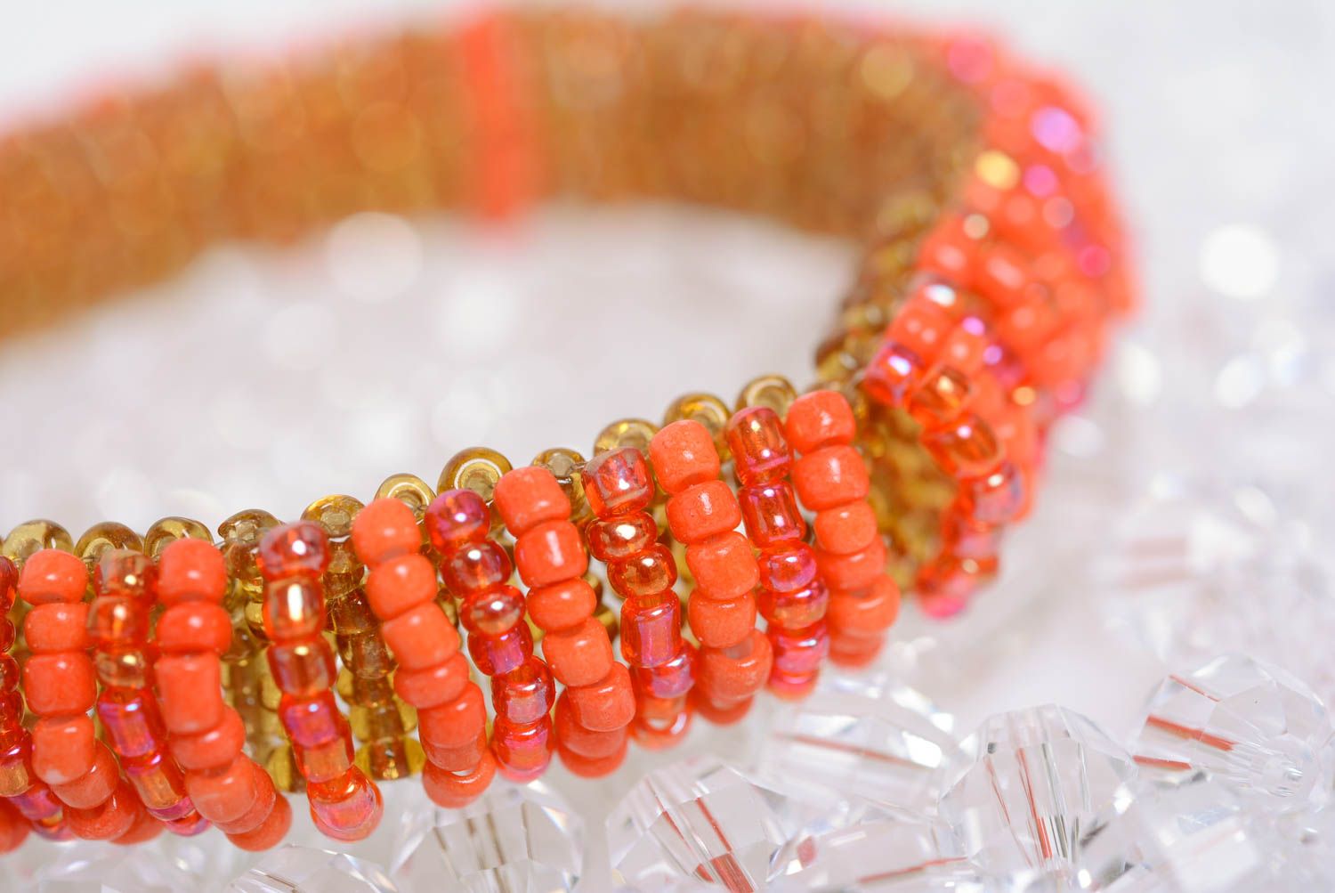 Beaded handmade bracelet for every day beautiful everyday fashion accessory photo 5