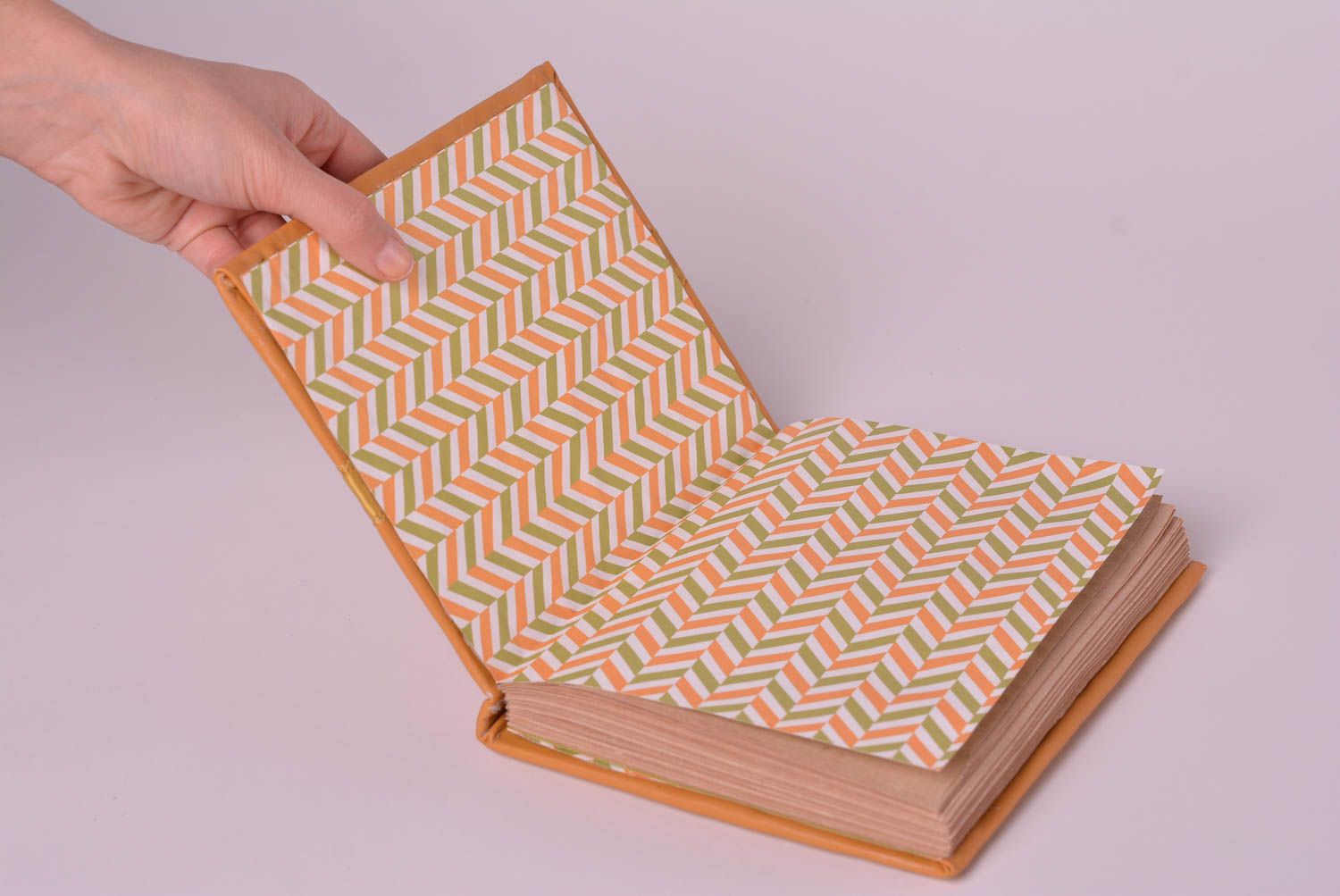 Notiz Buch handmade Design Tagebuch mit Print originelles Geschenk für Freundin  foto 2