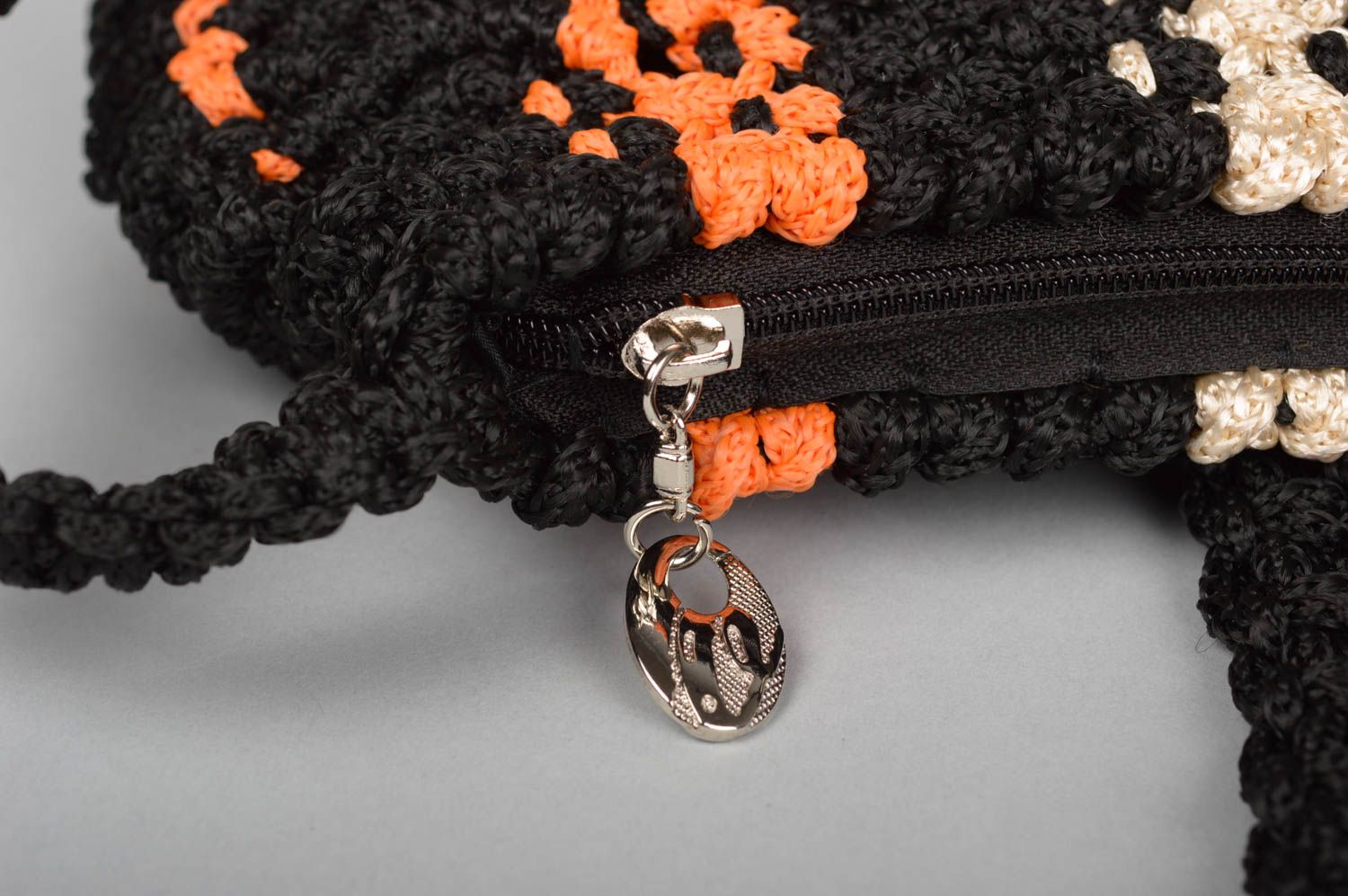 Bolso artesanal de cuerdas con forro regalo para mujeres accesorio de moda foto 4