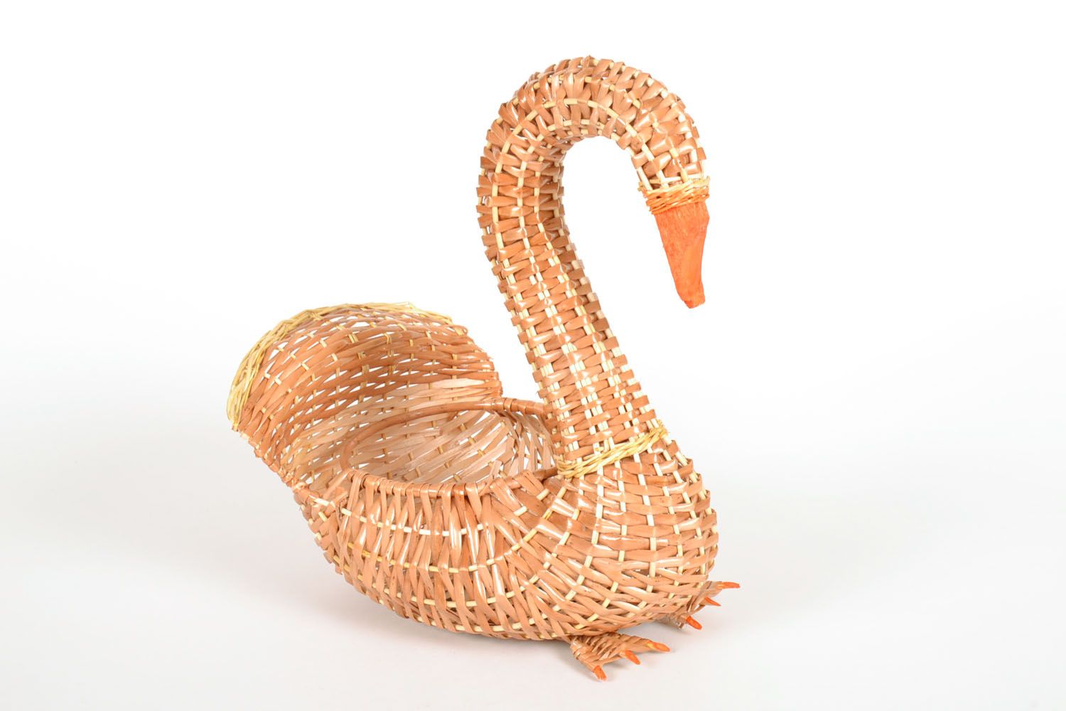 Decorative basket Swan photo 2