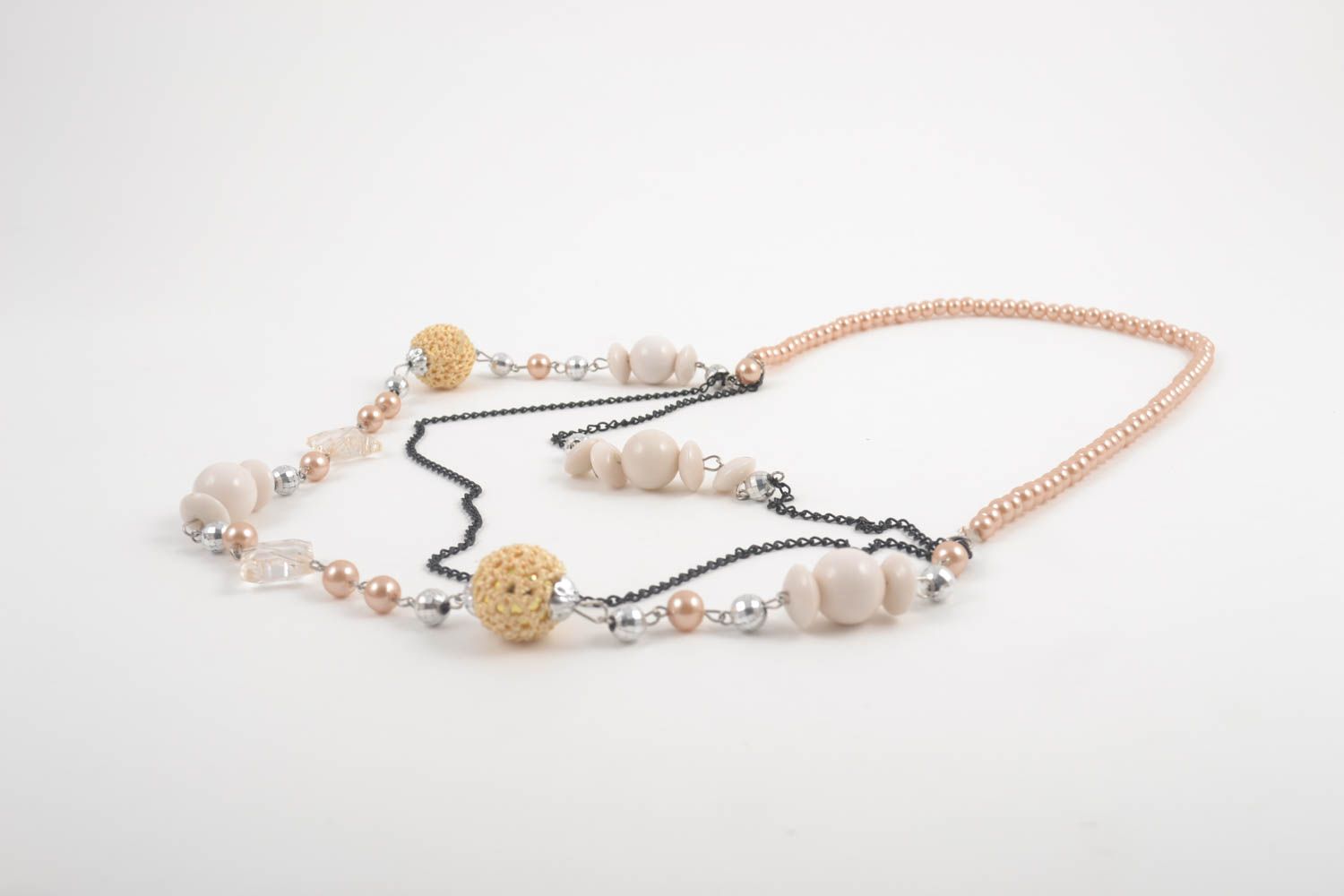 Handmade Schmuck Collier Halskette für Frauen Designer Schmuck aus acryl grell foto 3