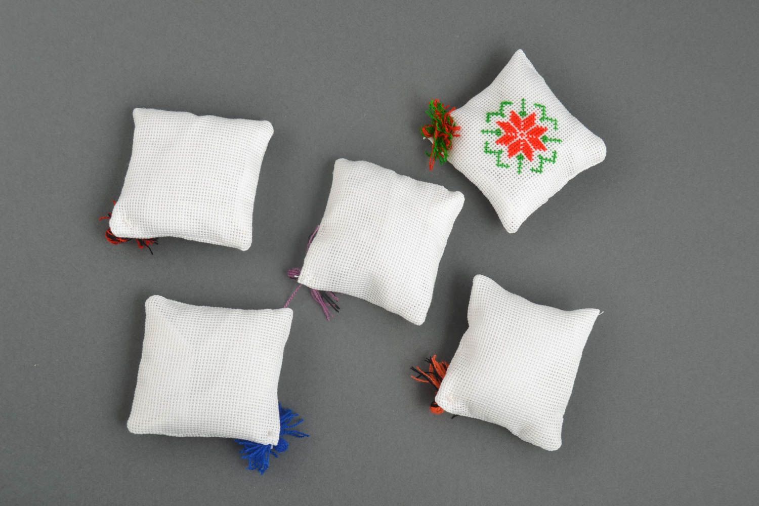 Alfileteros de tela hechos a mano almohadillas para alfileres regalos originales foto 2