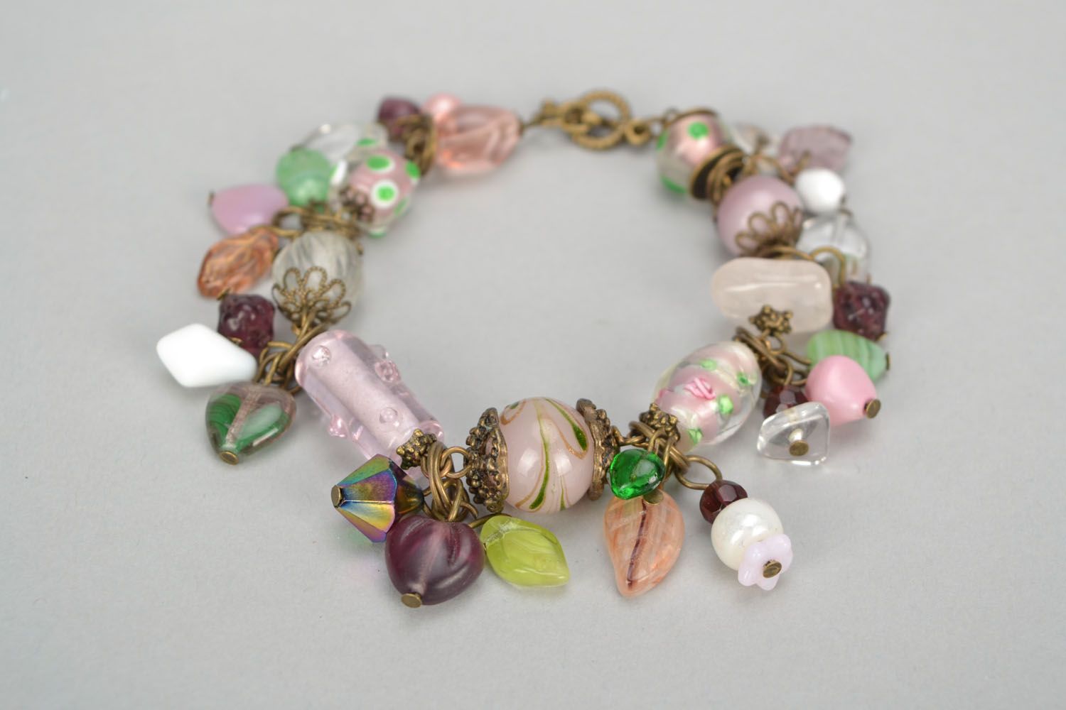 Glass bracelet Lavender photo 4