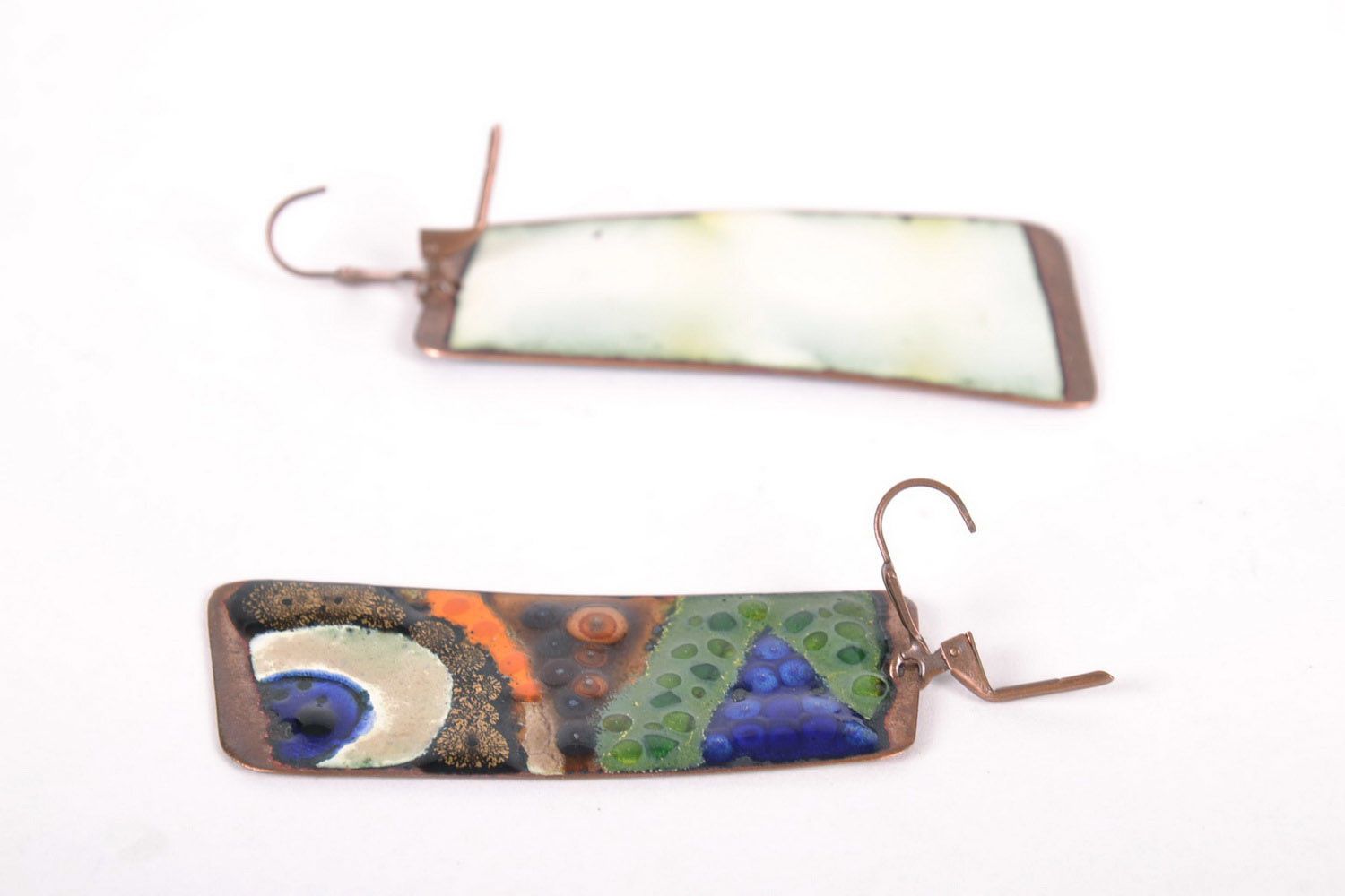 Earrings made ​​of polymer clay Two photo 2