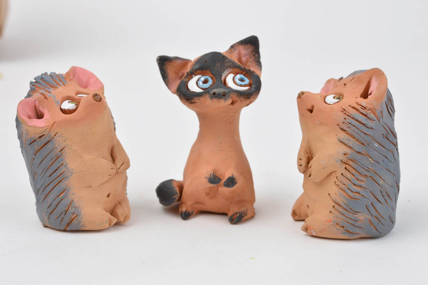 Figuras de animal hechas a mano elementos decorativos souvenirs originales foto 2