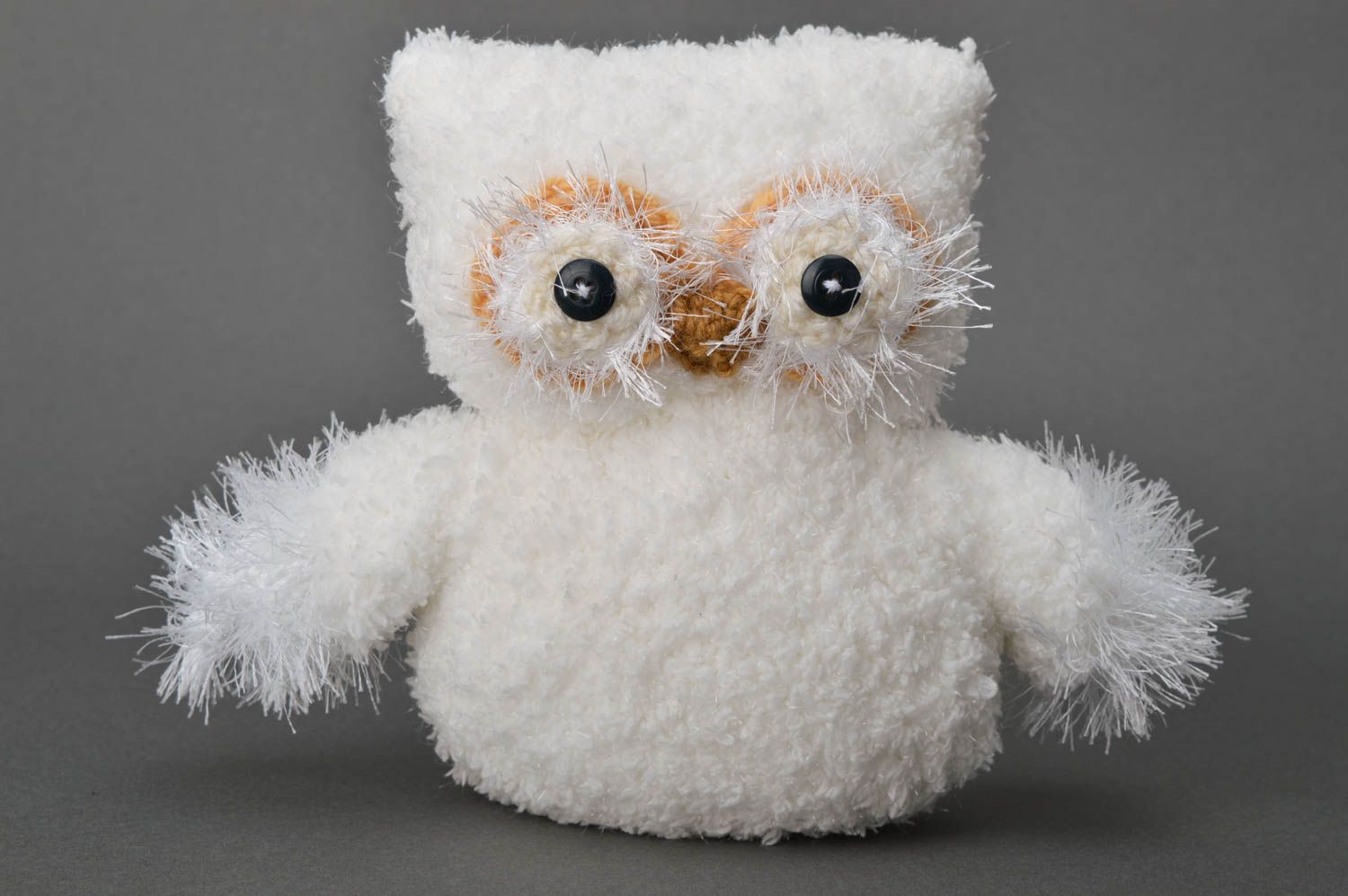 Handmade toy soft toy designer toy owl toy fabric toy gift ideas nursery decor photo 3