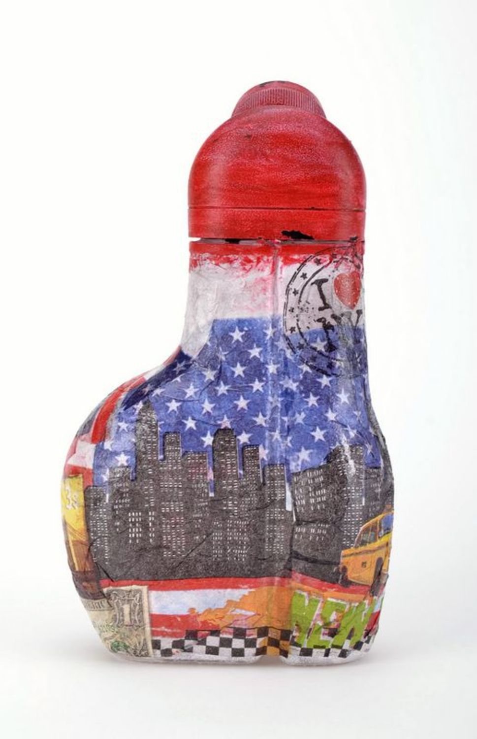 Botella decorativa América foto 3