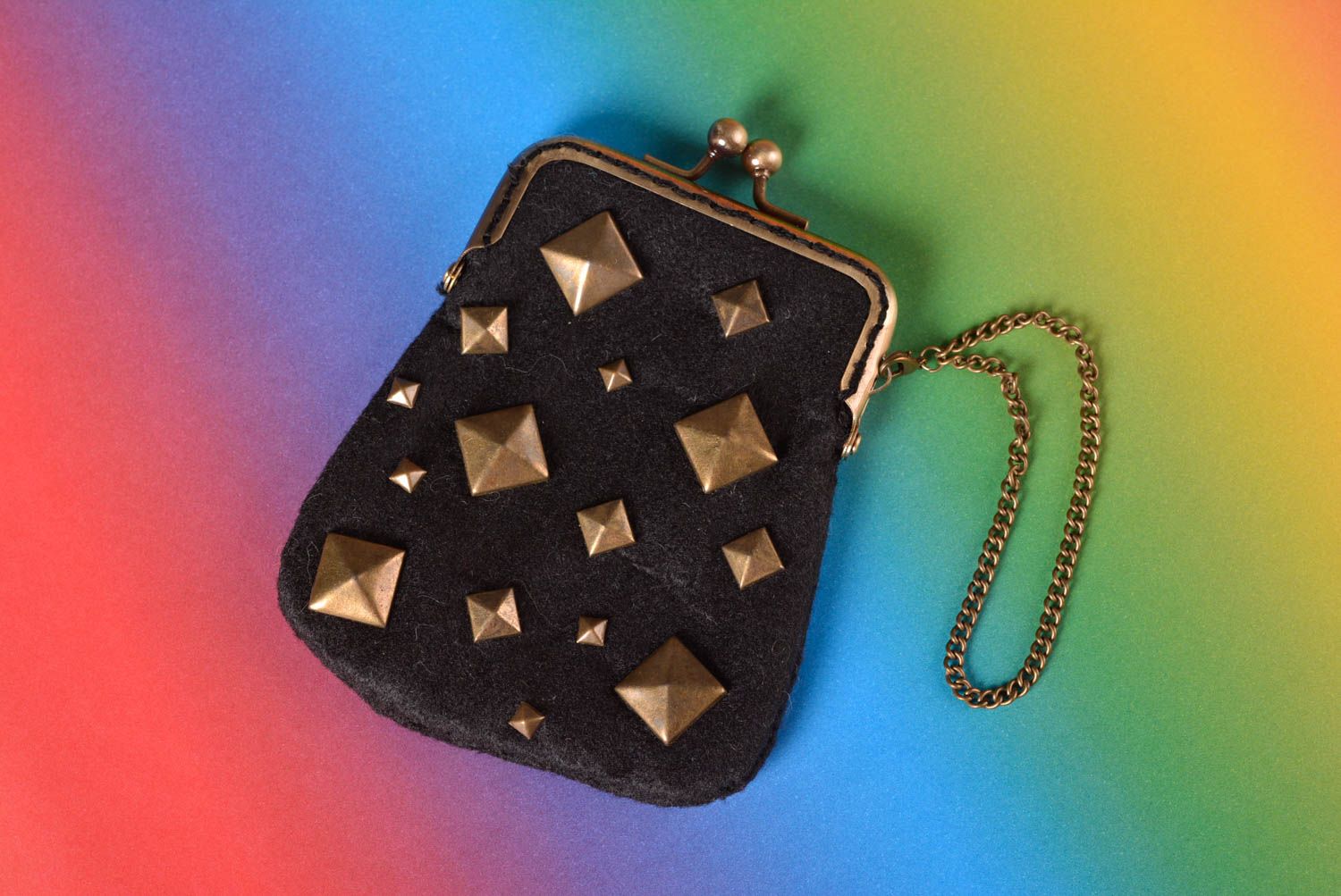 Handmade woolen wallet  for women evening purse stylish handbag ladies purse photo 1