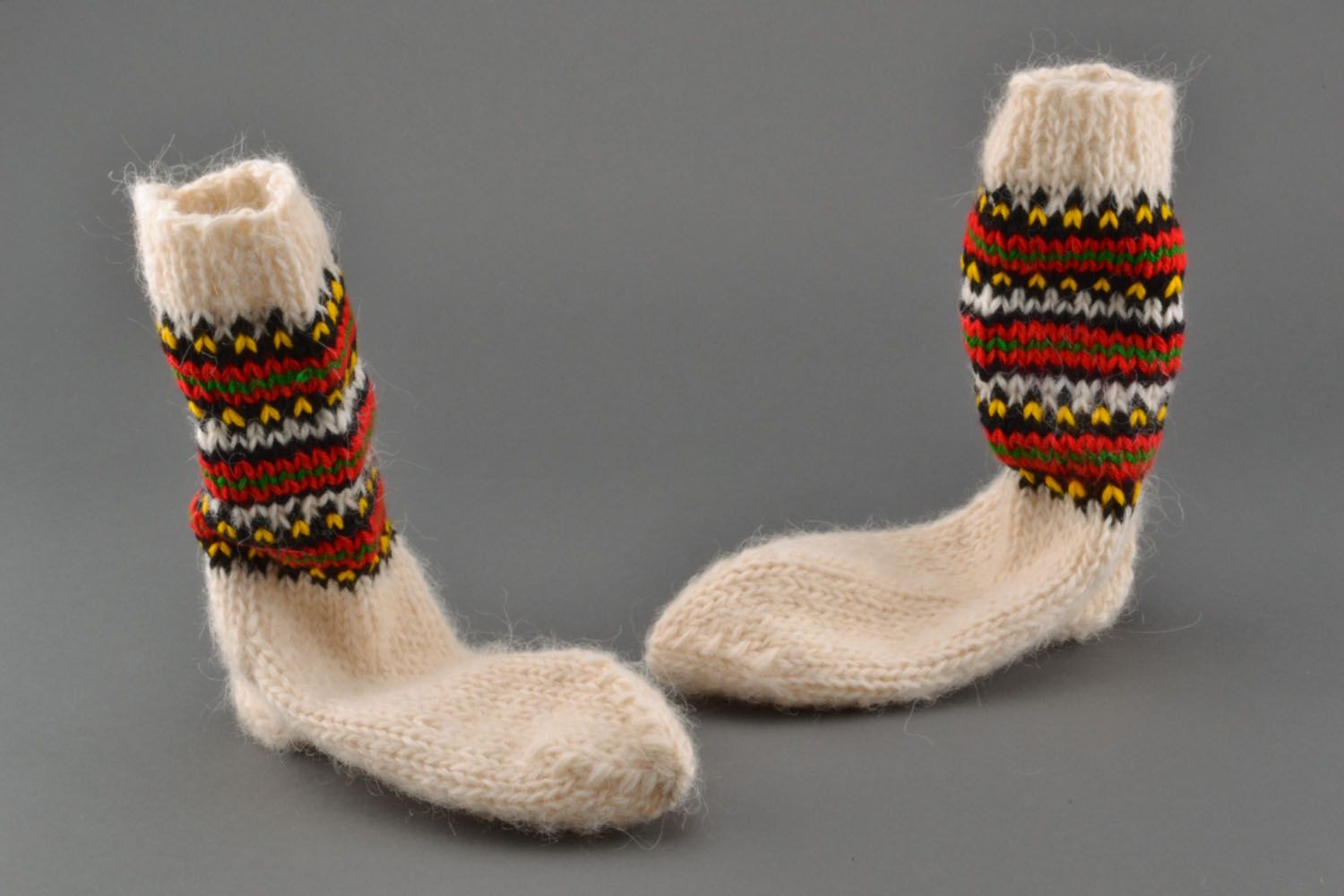 Warme Socken aus Wolle foto 3