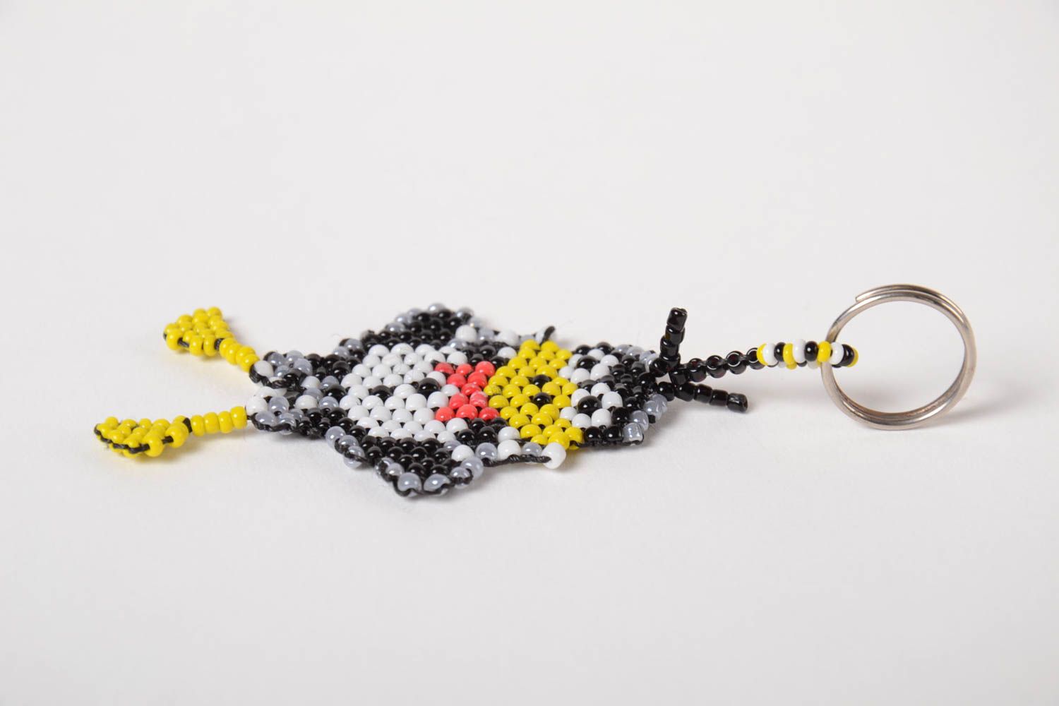 Handmade beaded keychain designer beautiful souvenir stylish accessory photo 5