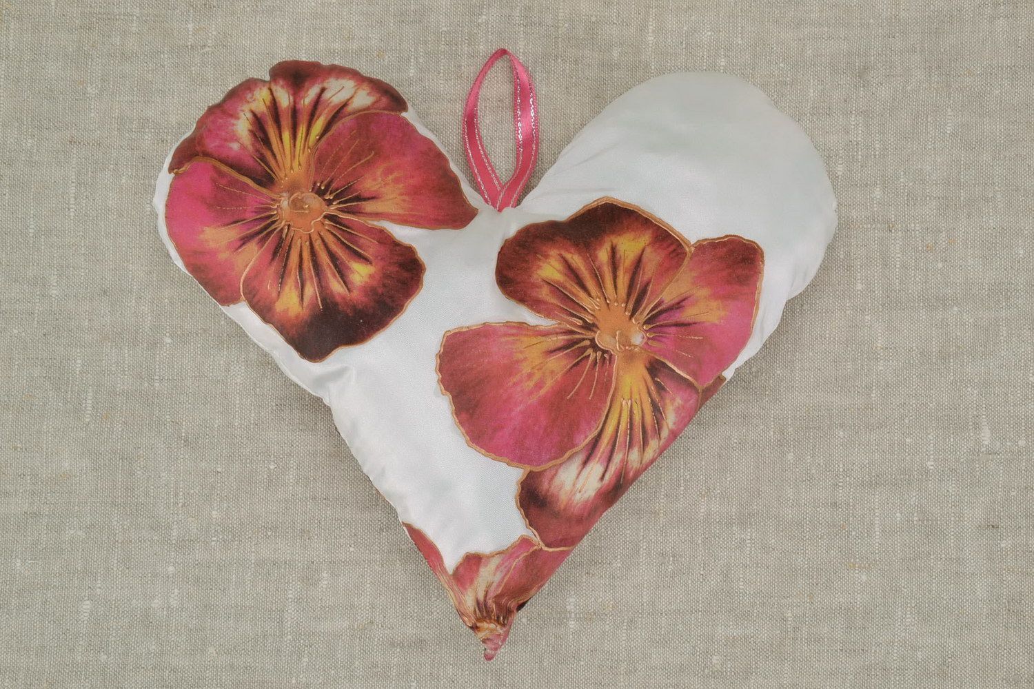 Decorative textile pillow photo 1