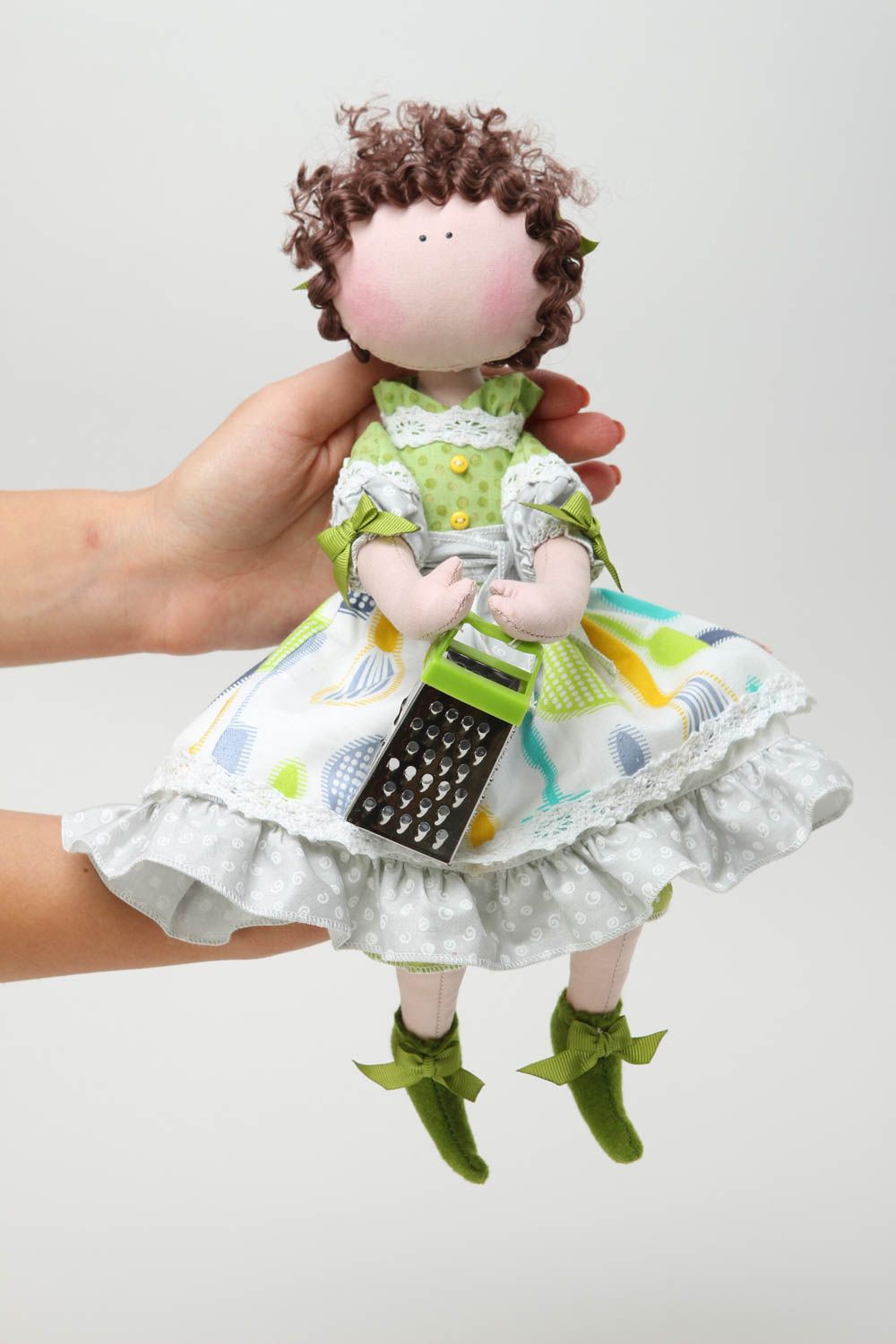 Muñeca de tela artesanal juguete de peluche objeto de decoración de cocina  foto 5