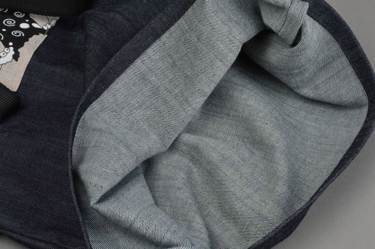 Sac à main en lin et coton fait main Sac cabas grand Accessoire femme tendance photo 5