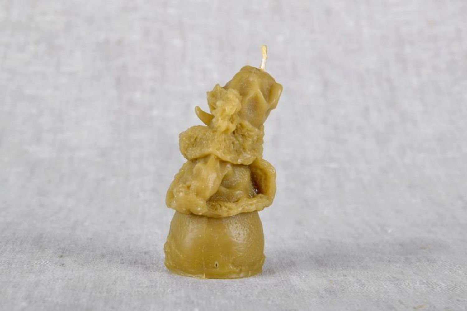 Bougie décorative Gnome fait main photo 3