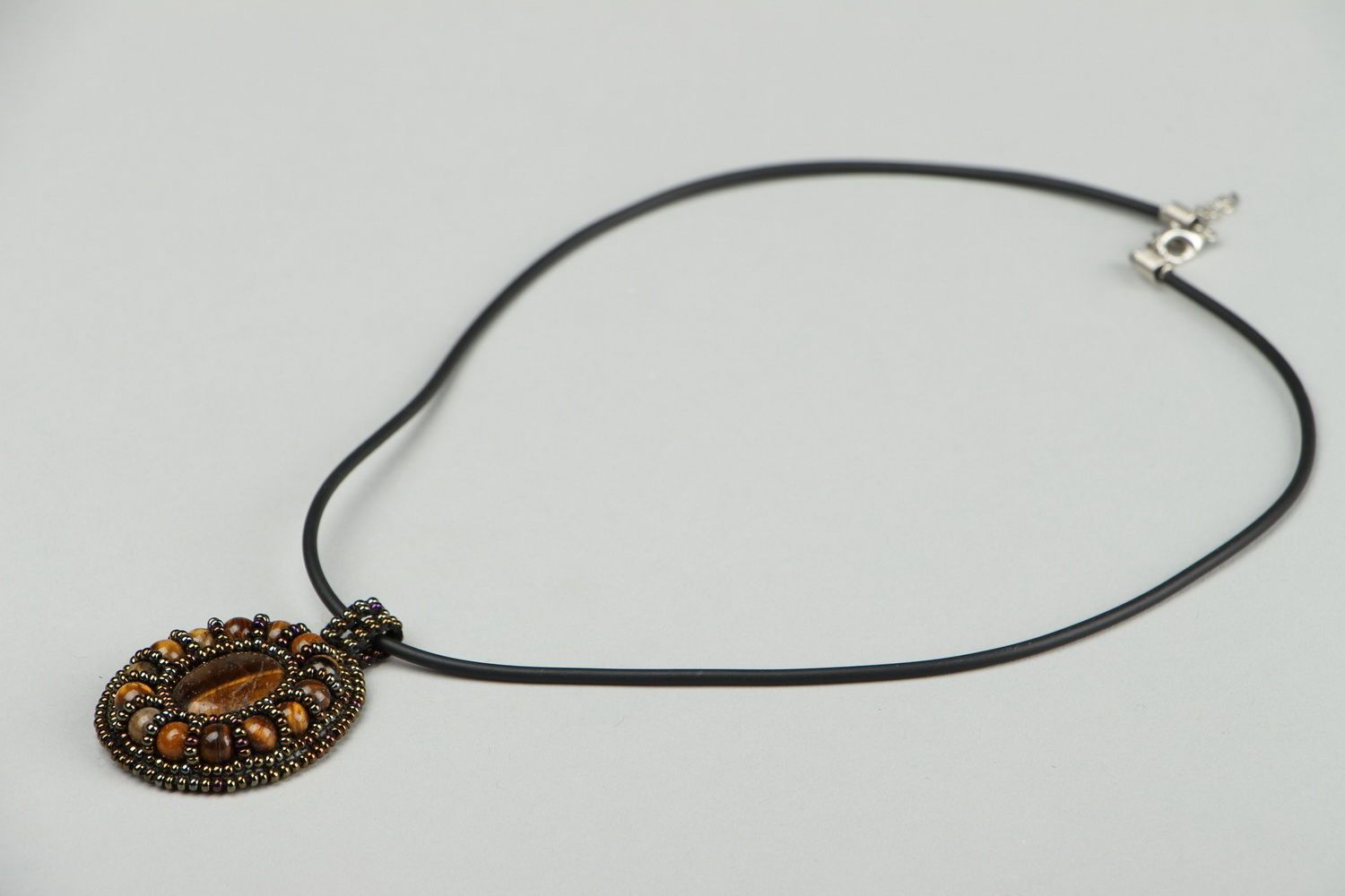 Pendant with natural stone photo 4