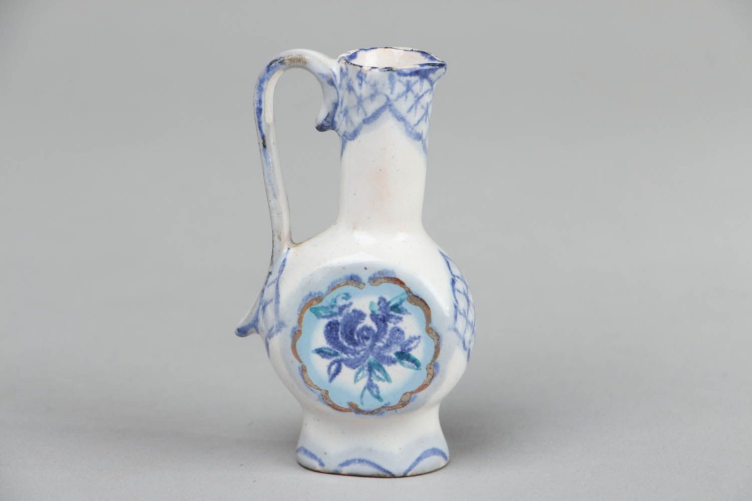 Petit vase en céramique style grec fait main photo 1