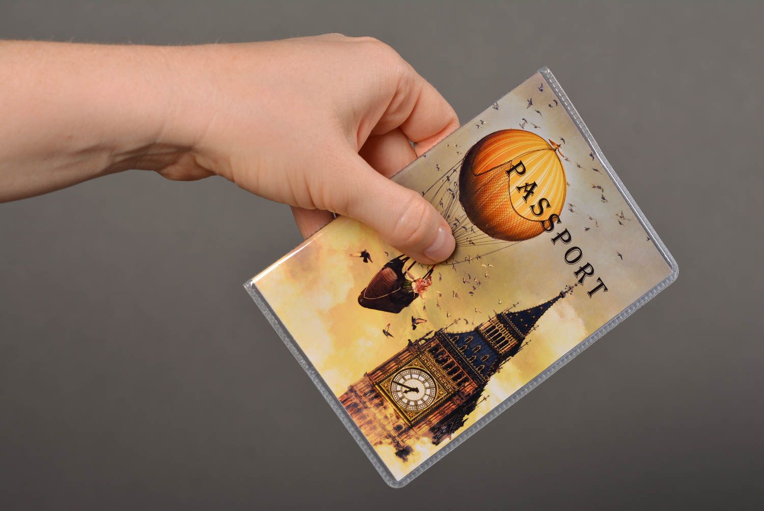 Handmade Reisepass Umschlag Pass Schutzhülle Geschenk für Mädchen London schön foto 4