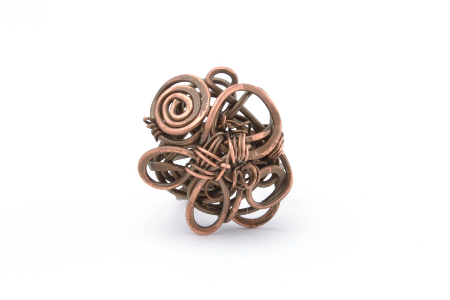 Copper ring Mirage photo 3