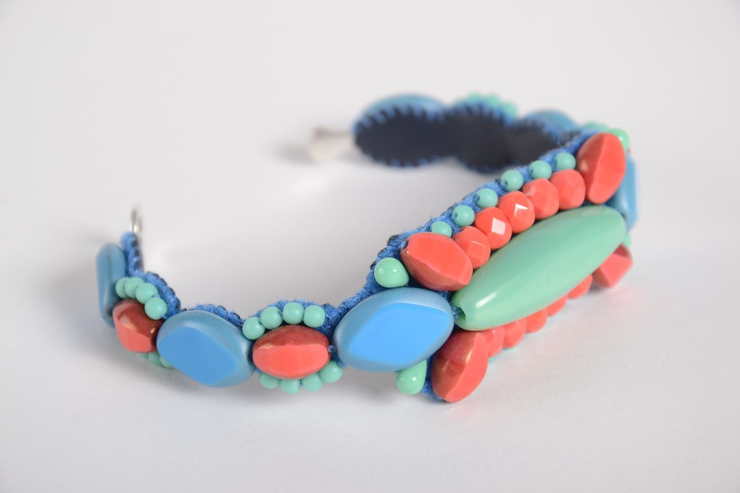 Handmade beautiful bracelet elite cute jewelry stylish unusual accessories photo 1