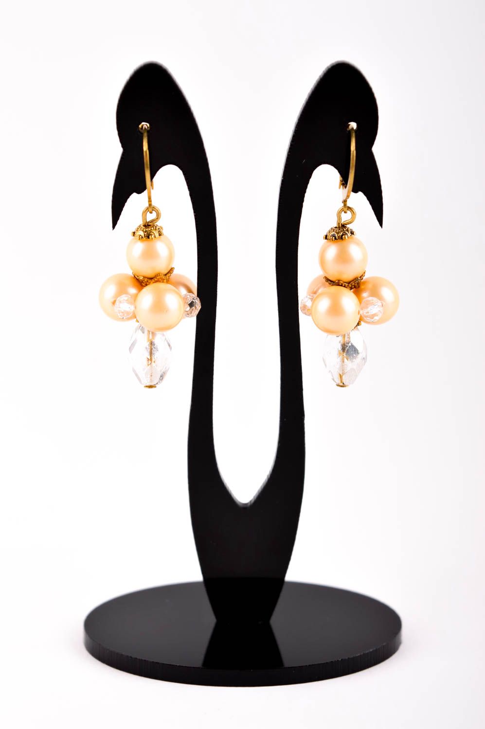 Ohrringe für Damen handgemachter Schmuck Modeschmuck Ohrhänger elegant stilvoll foto 2