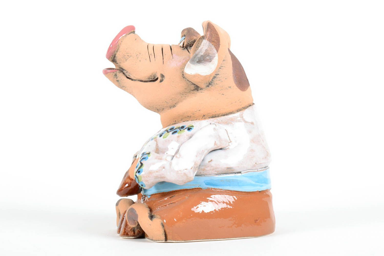 Money box Boar in Embroidered Shirt photo 3